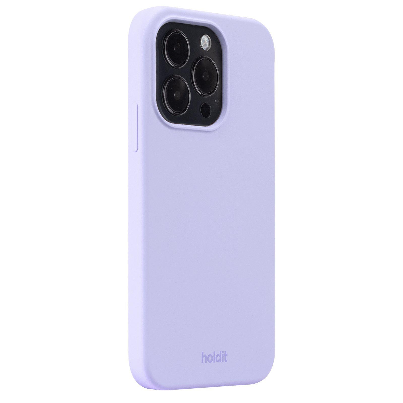 Cover in silicone per iPhone 15 Pro Lavender