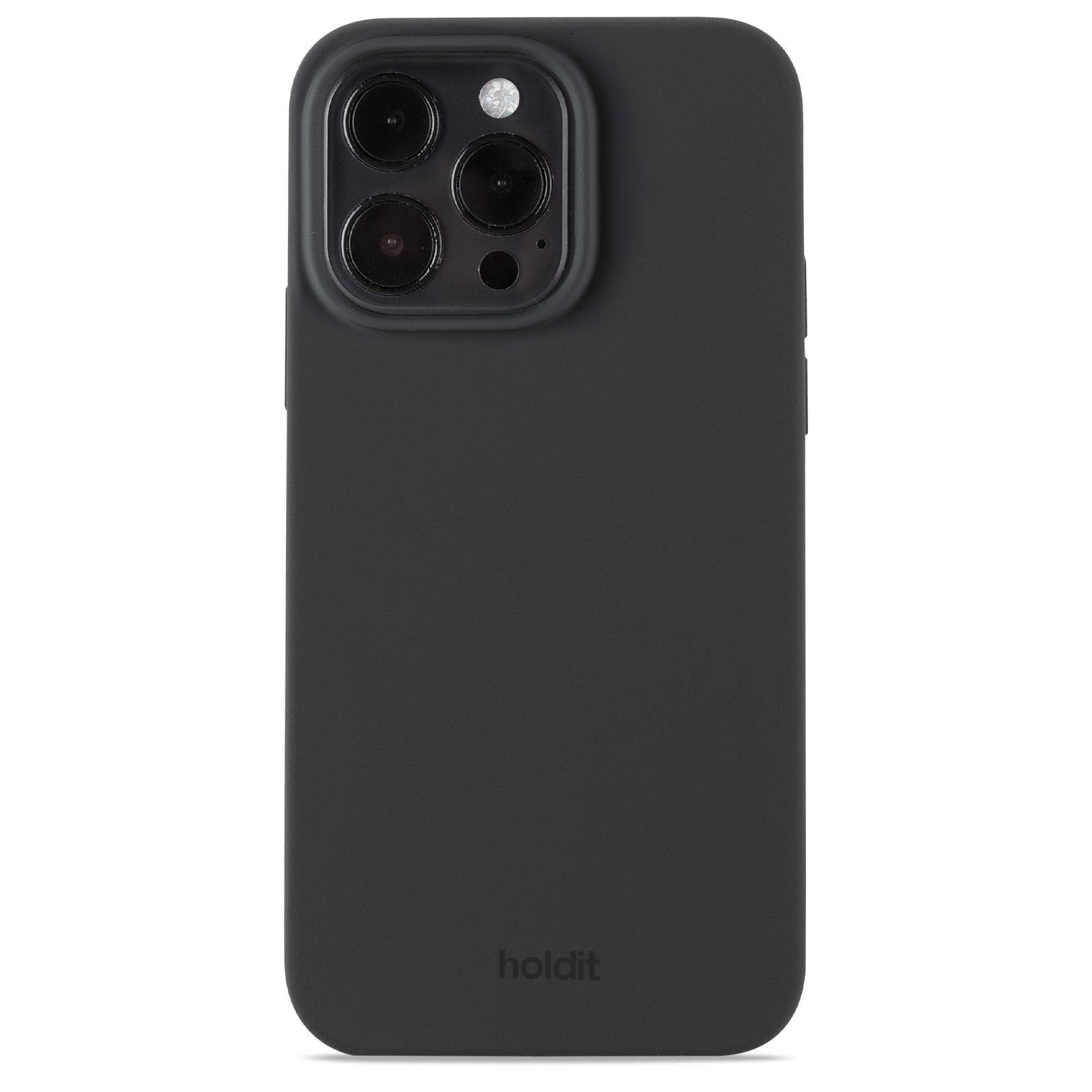 Cover in silicone per Apple iPhone 15 Pro Max Nero