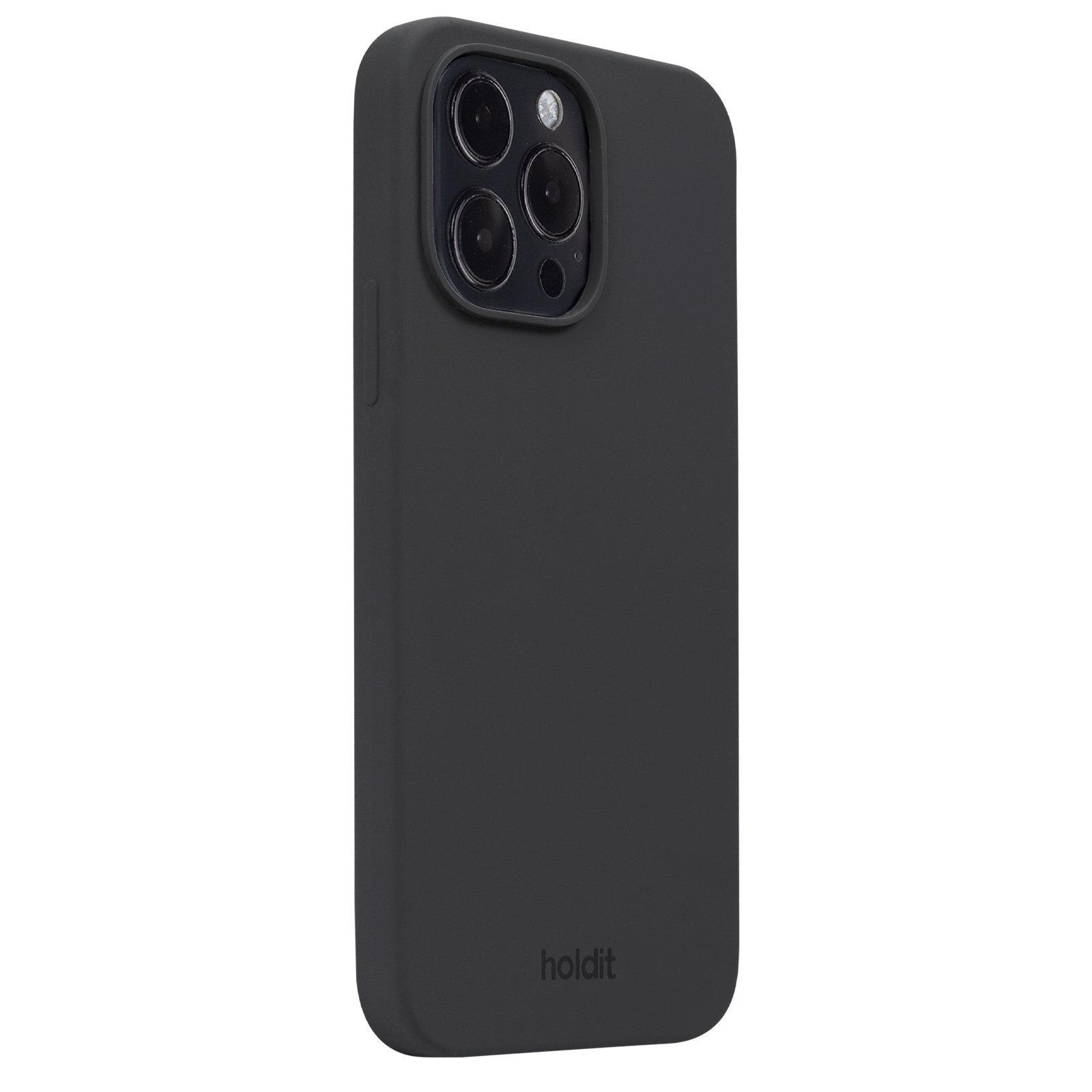 Cover in silicone per Apple iPhone 15 Pro Max Nero