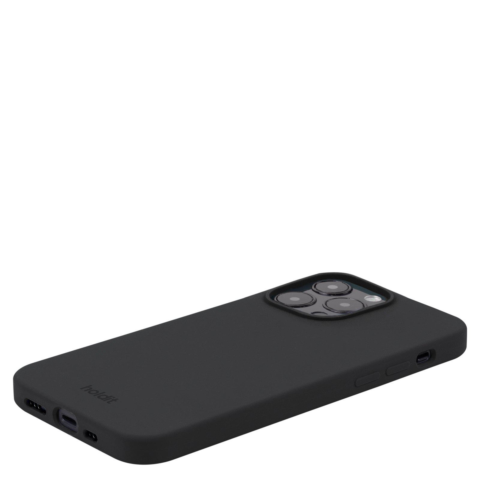 Cover in silicone per Apple iPhone 15 Pro Max Nero