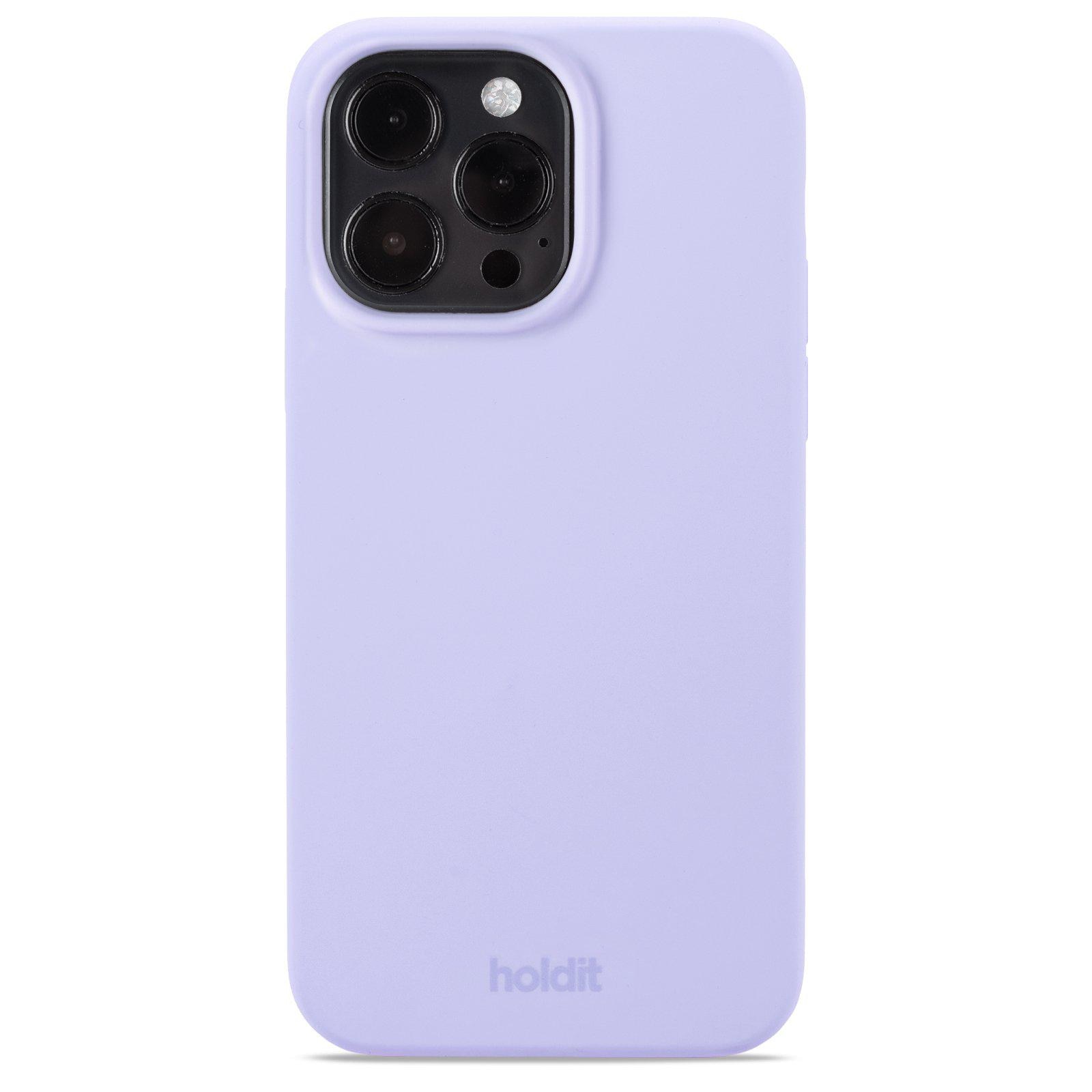 Cover in silicone per iPhone 15 Pro Max Lavender