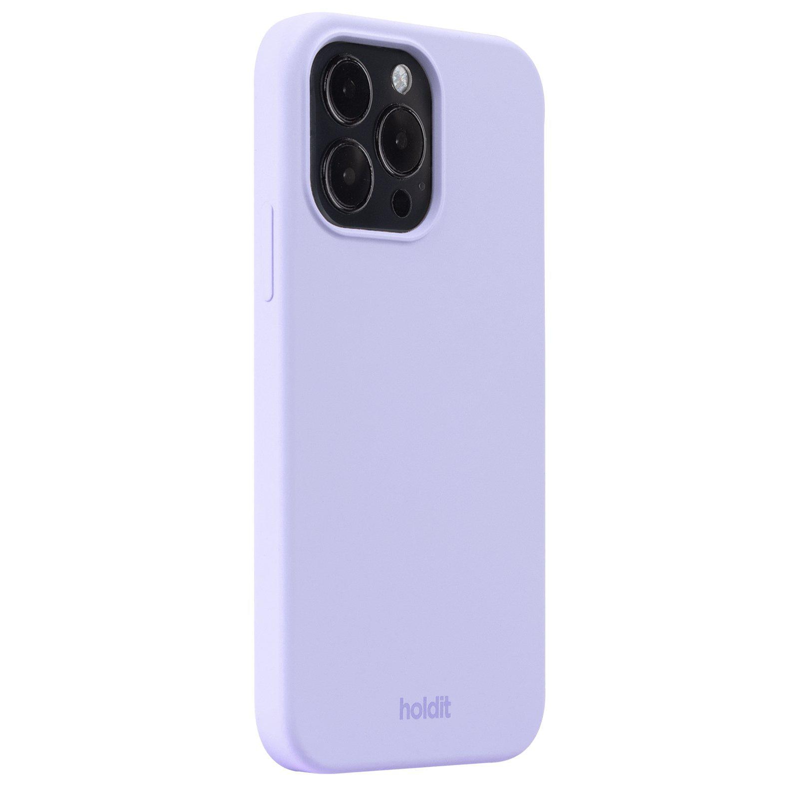 Cover in silicone per iPhone 15 Pro Max Lavender