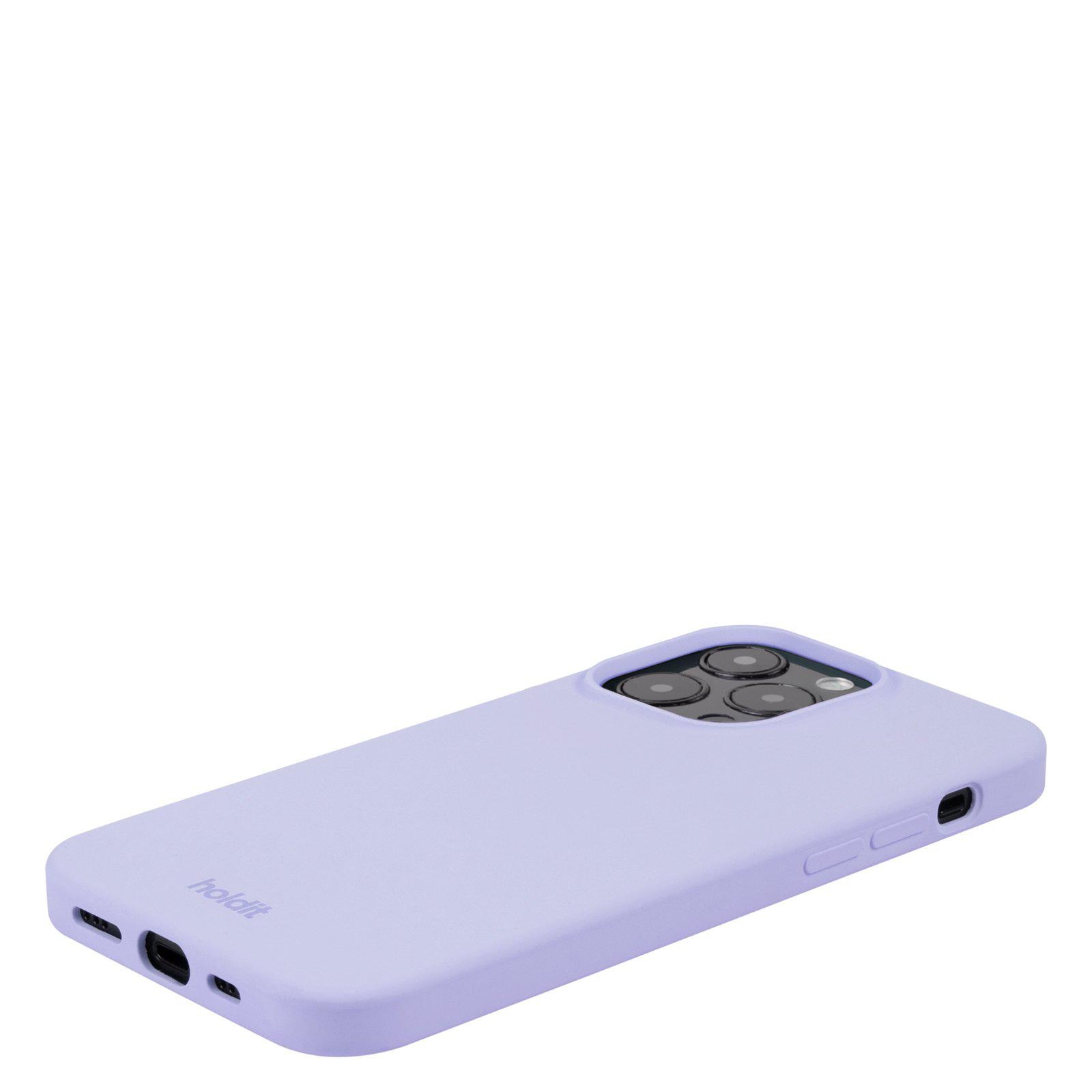 Cover in silicone per iPhone 15 Pro Max Lavender