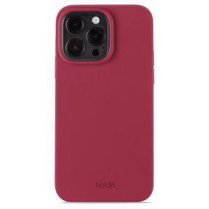 Cover in silicone per iPhone 15 Pro Max Red Velvet