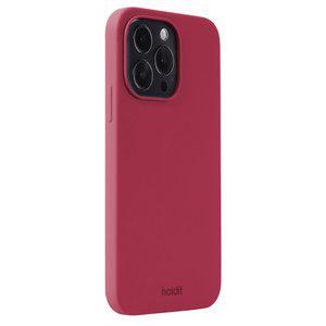 Cover in silicone per iPhone 15 Pro Max Red Velvet