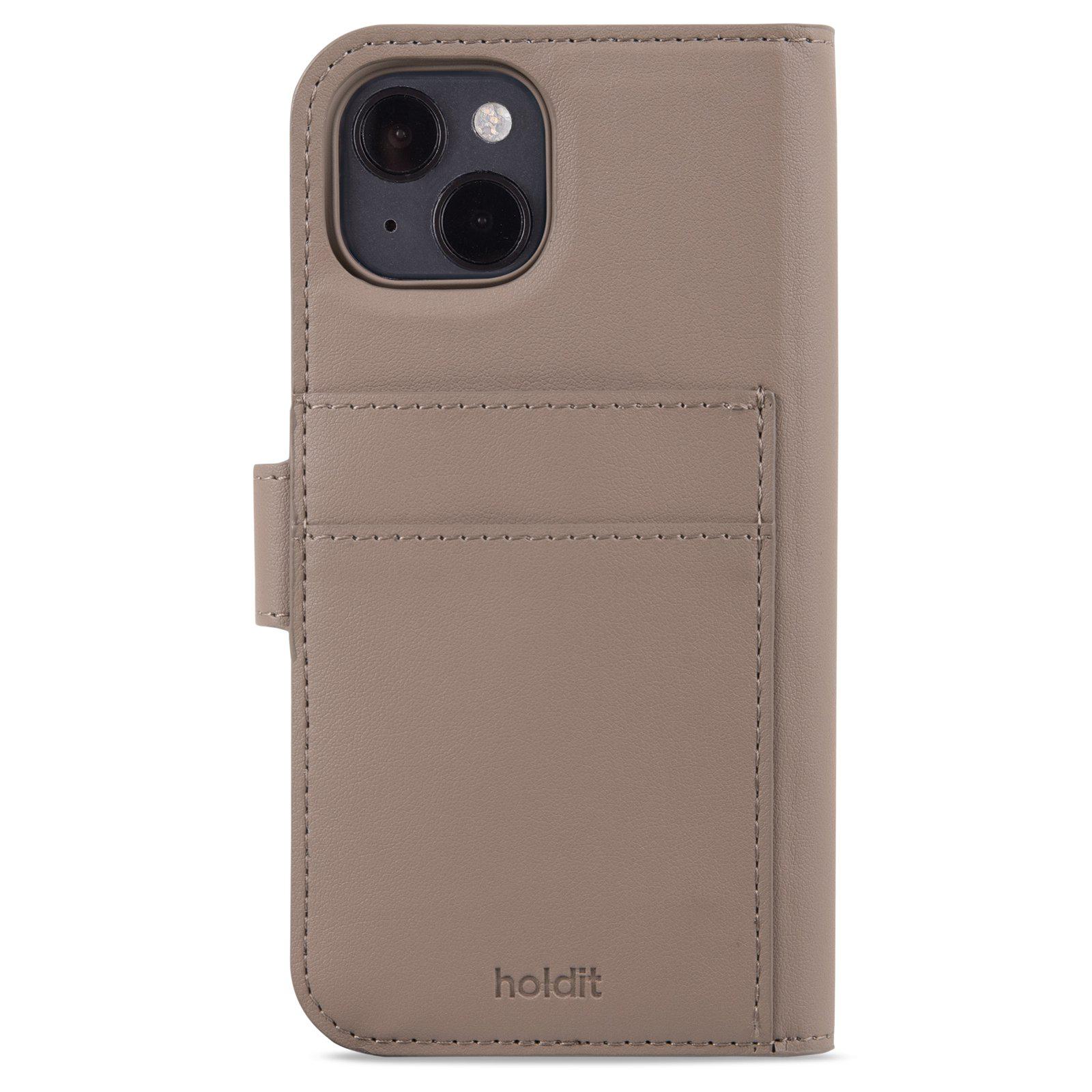 Custodia a portafoglio magnetiche Plus iPhone 15 Mocha Brown