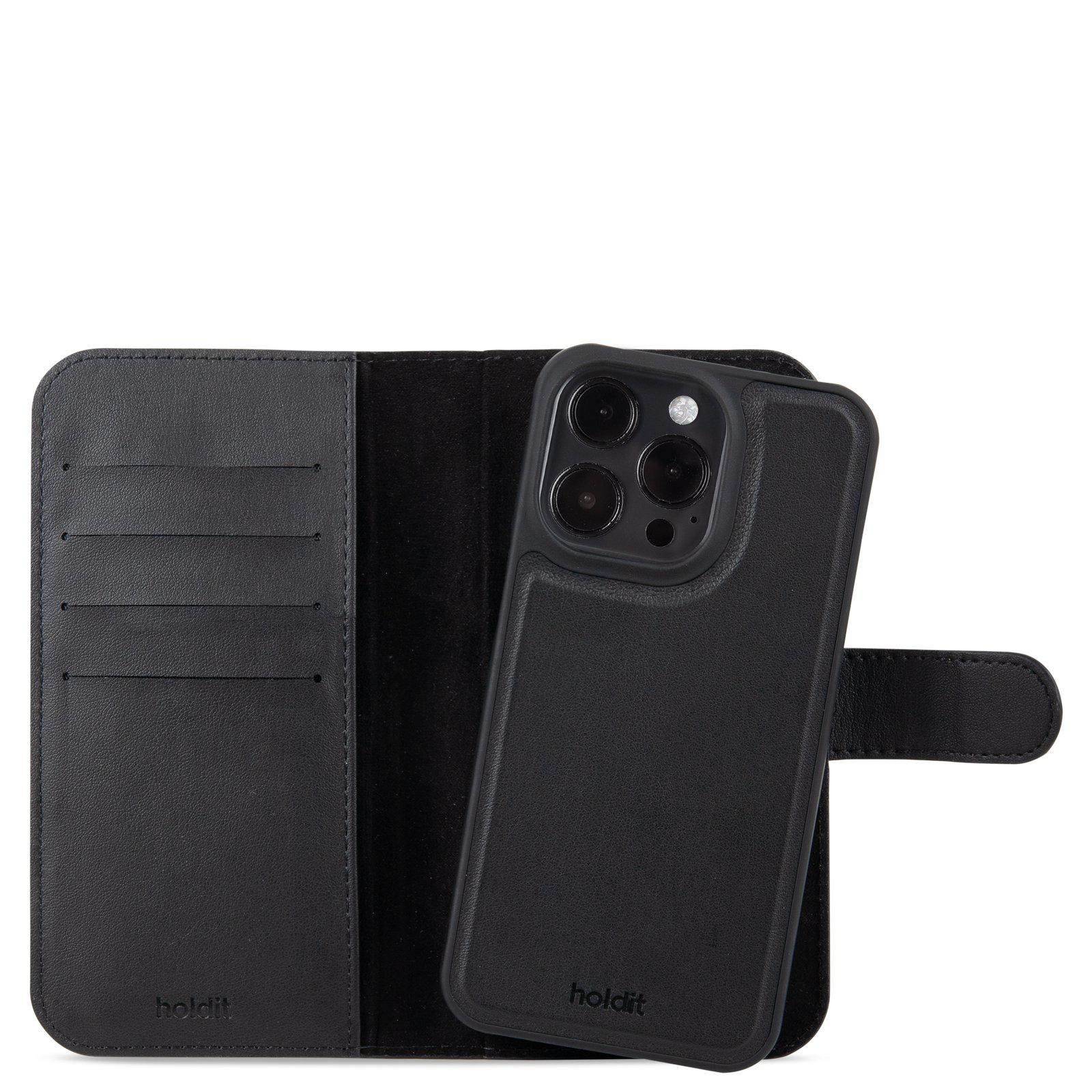 Custodia a portafoglio magnetiche Plus iPhone 15 Pro nero