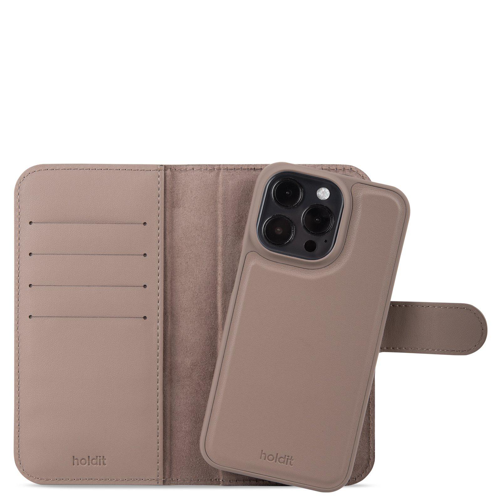 Custodia a portafoglio magnetiche Plus iPhone 15 Pro Mocha Brown