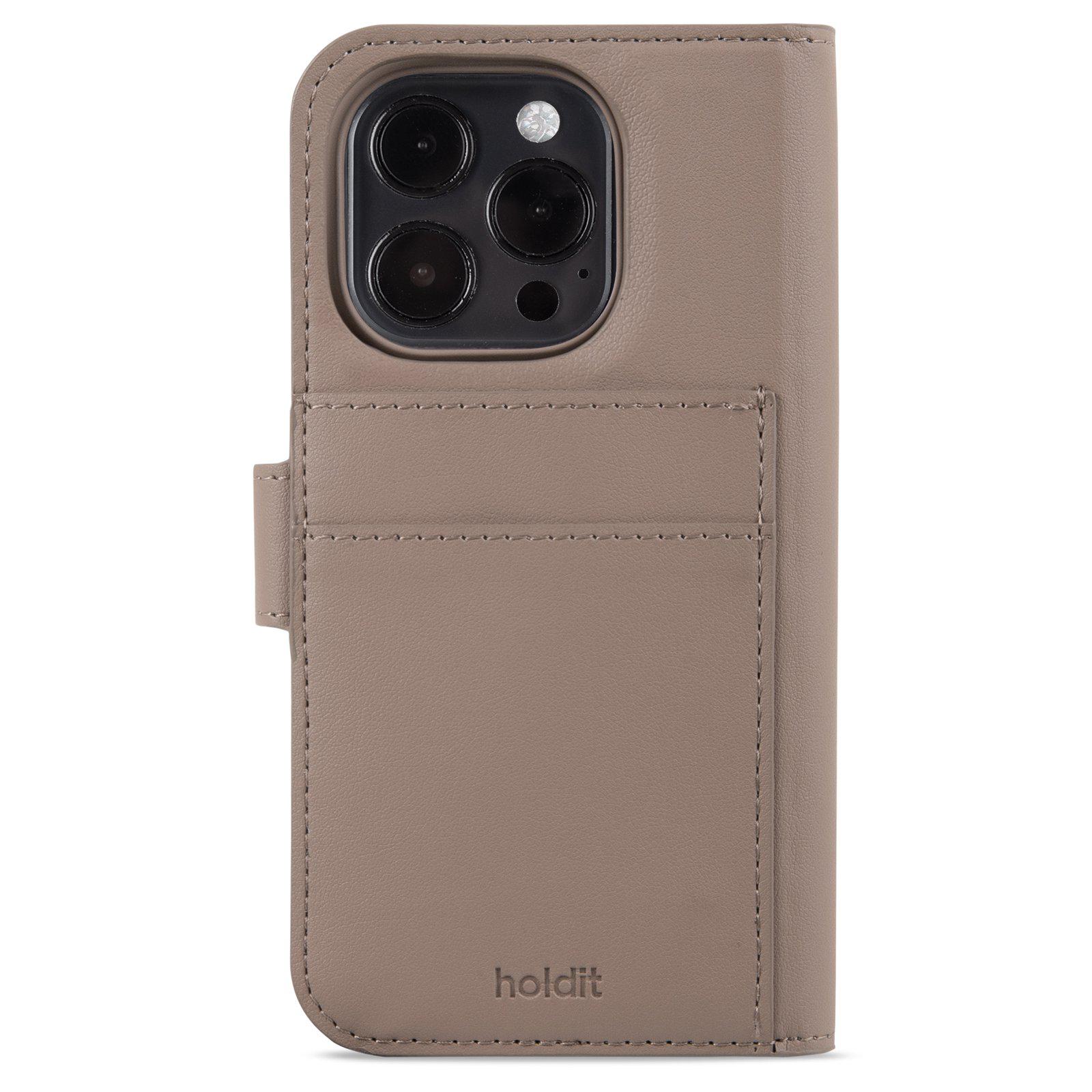 Custodia a portafoglio magnetiche Plus iPhone 15 Pro Mocha Brown