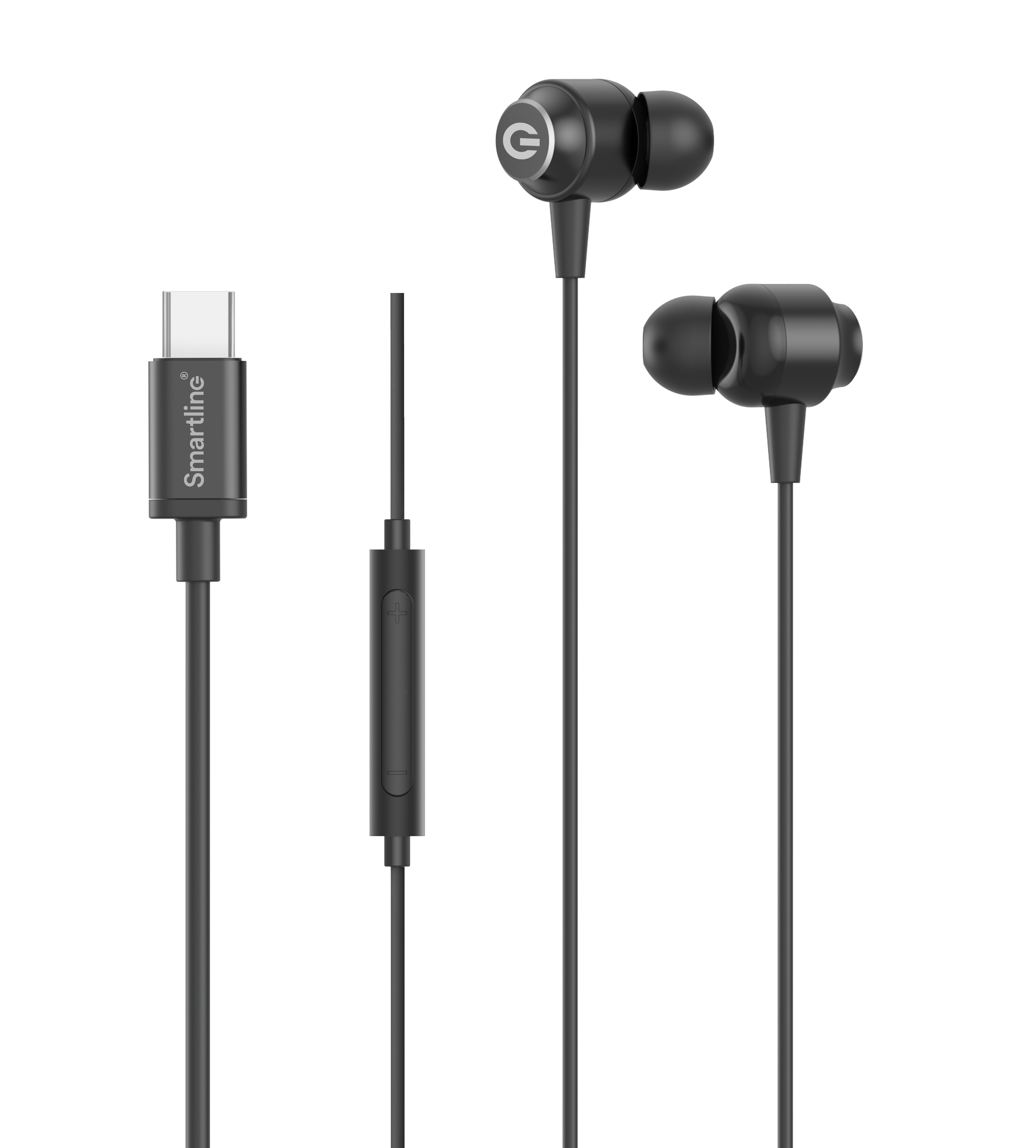 Cuffie cablate USB-C nero