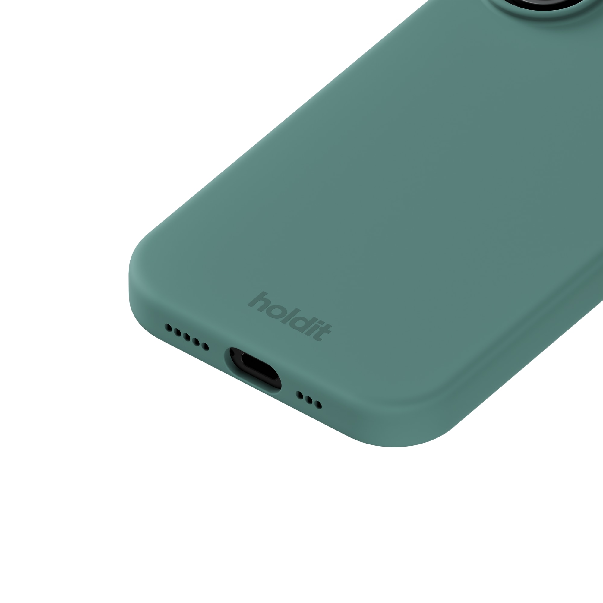 Cover in silicone per iPhone 17 Moss Green