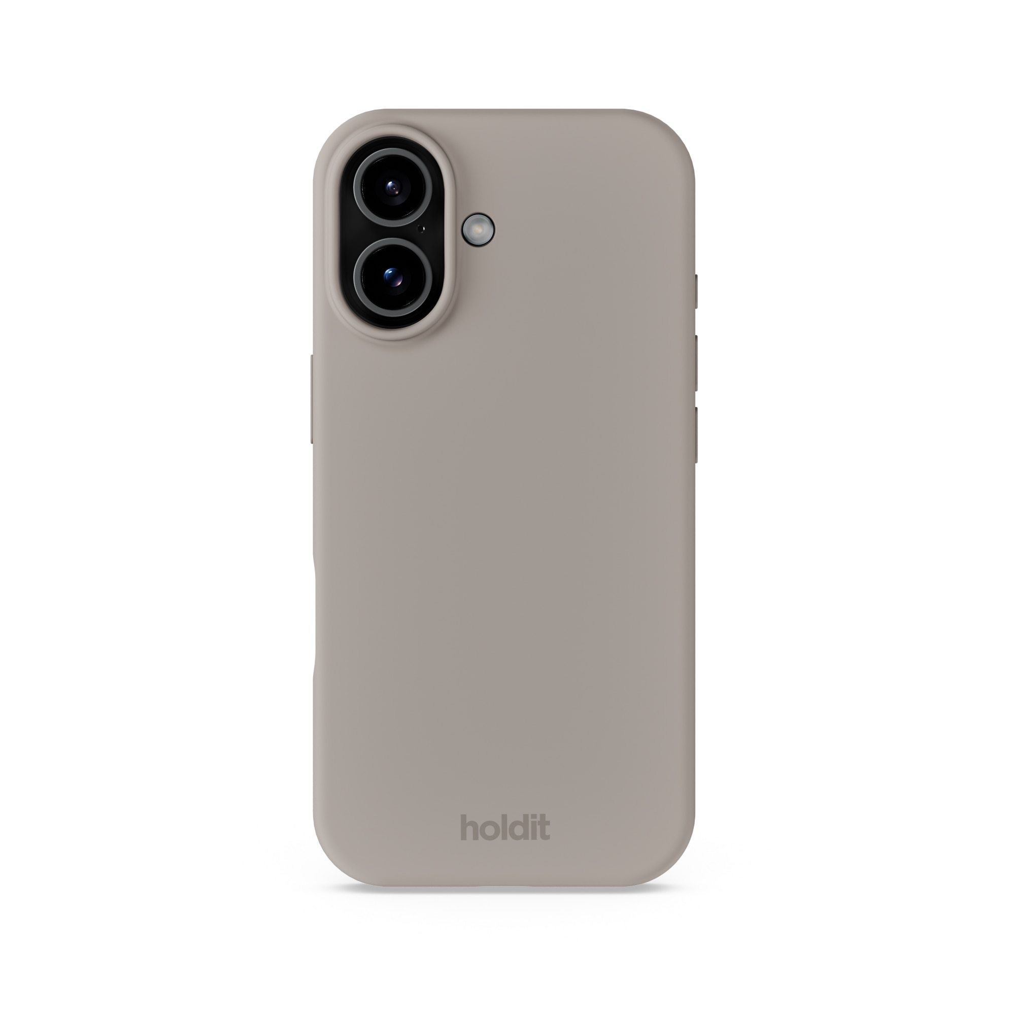 Cover in silicone per iPhone 17 Taupe
