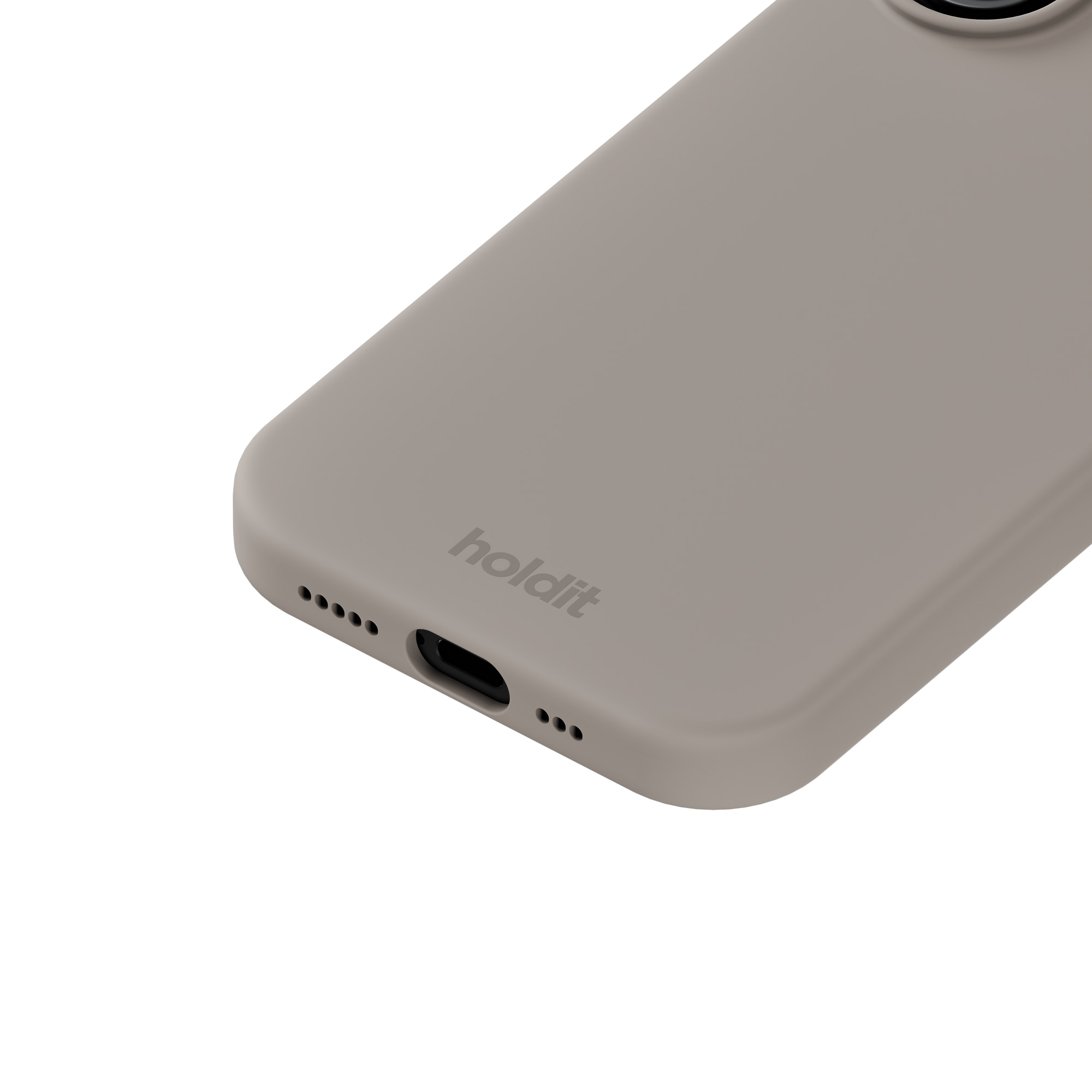 Cover in silicone per iPhone 17 Taupe