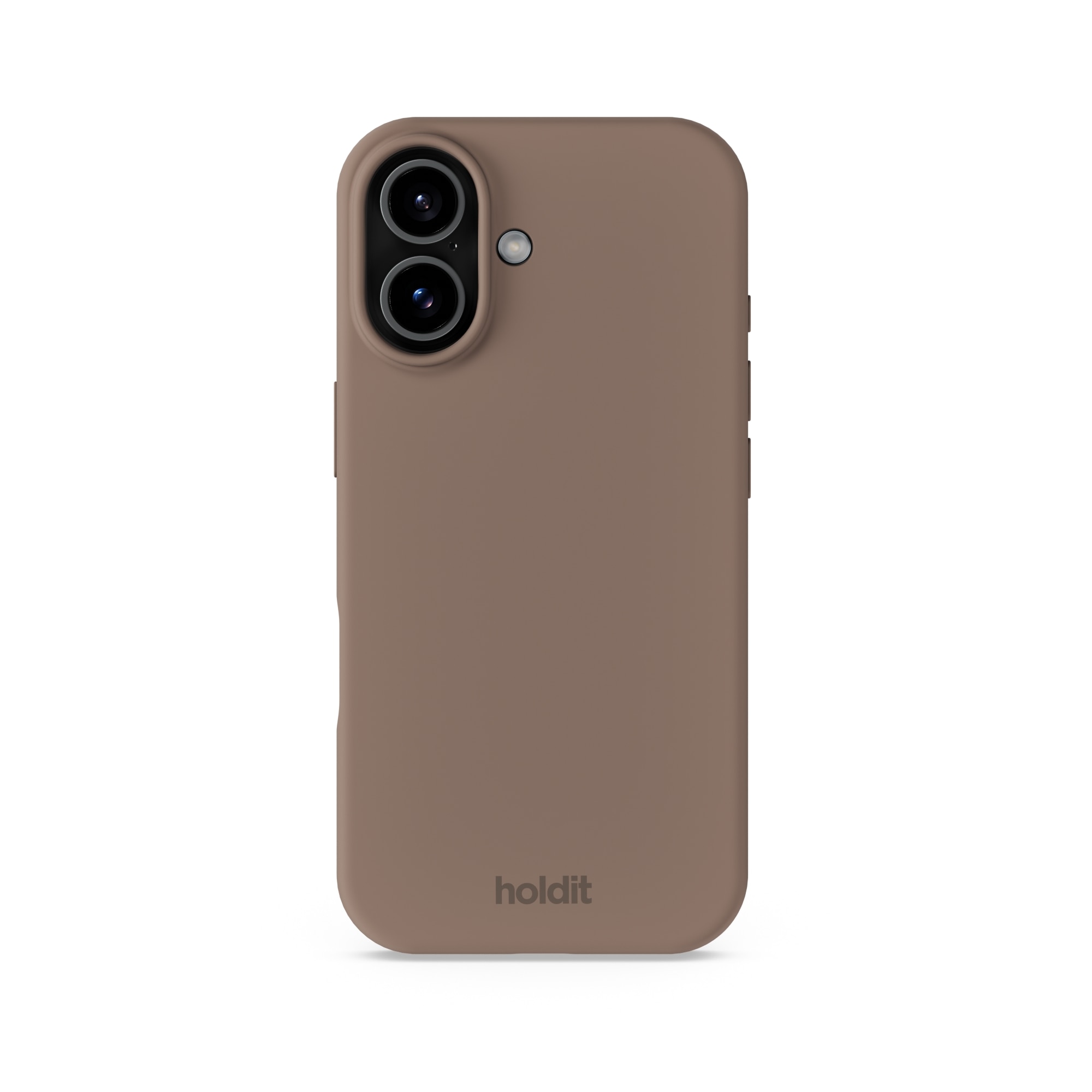 Cover in silicone per iPhone 17 Mocha Brown