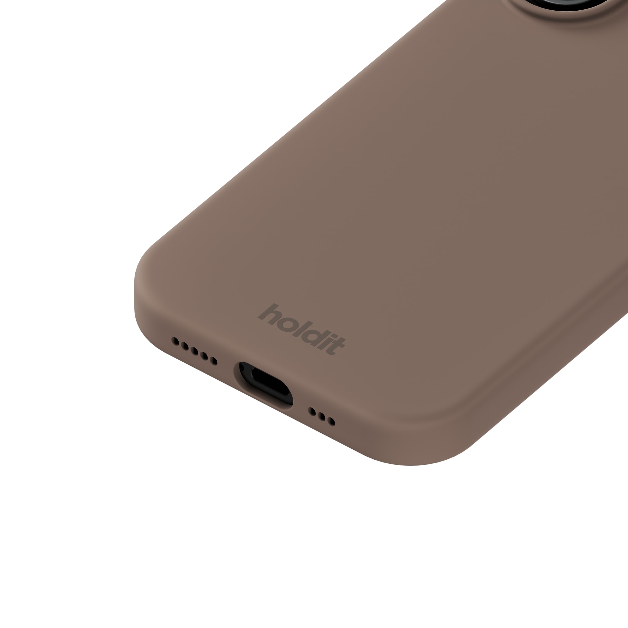 Cover in silicone per iPhone 17 Mocha Brown