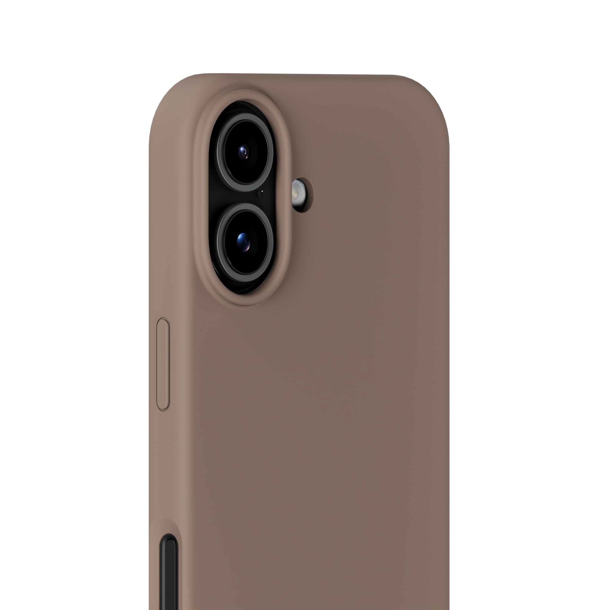 Cover in silicone per iPhone 17 Mocha Brown