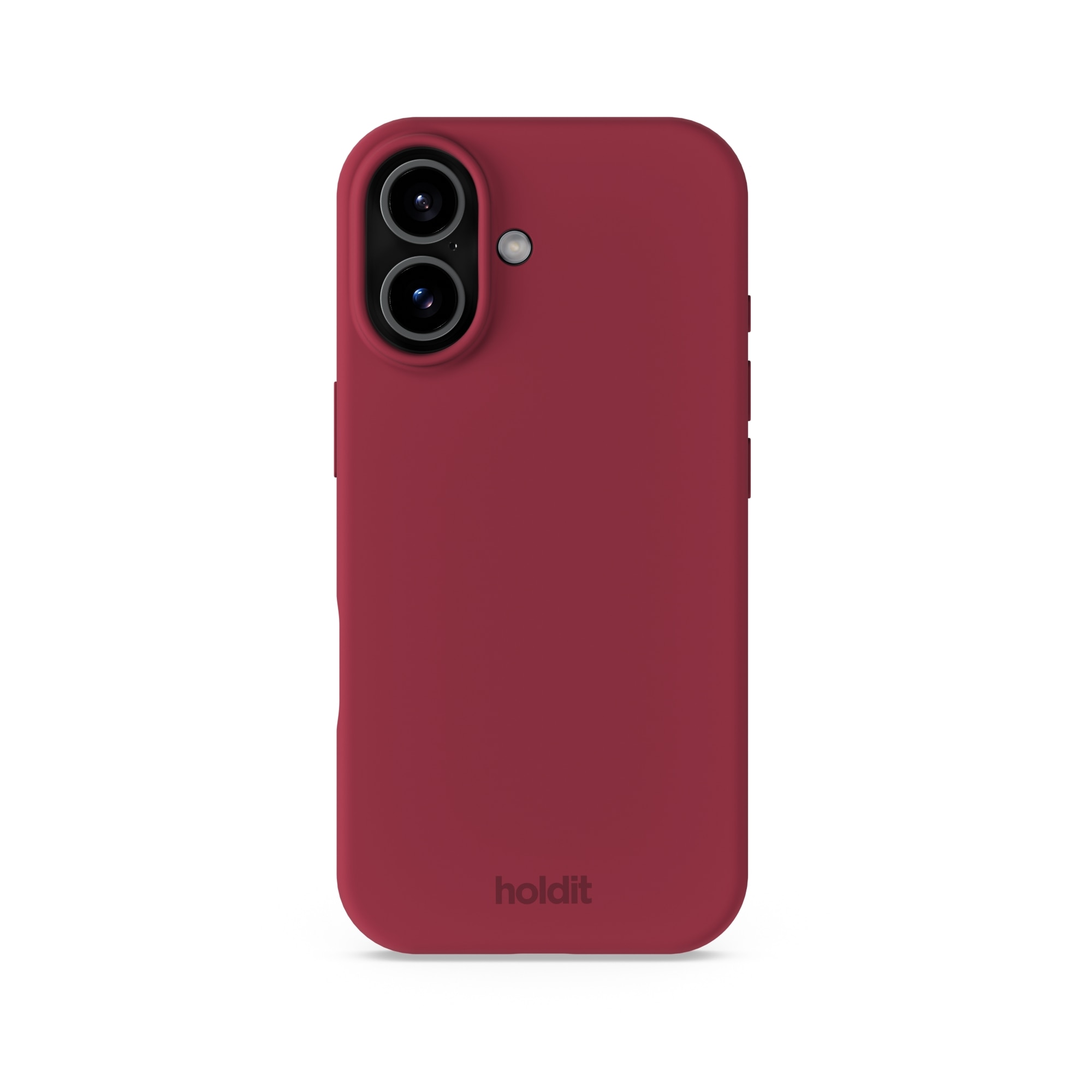 Cover in silicone per iPhone 17 Red Velvet