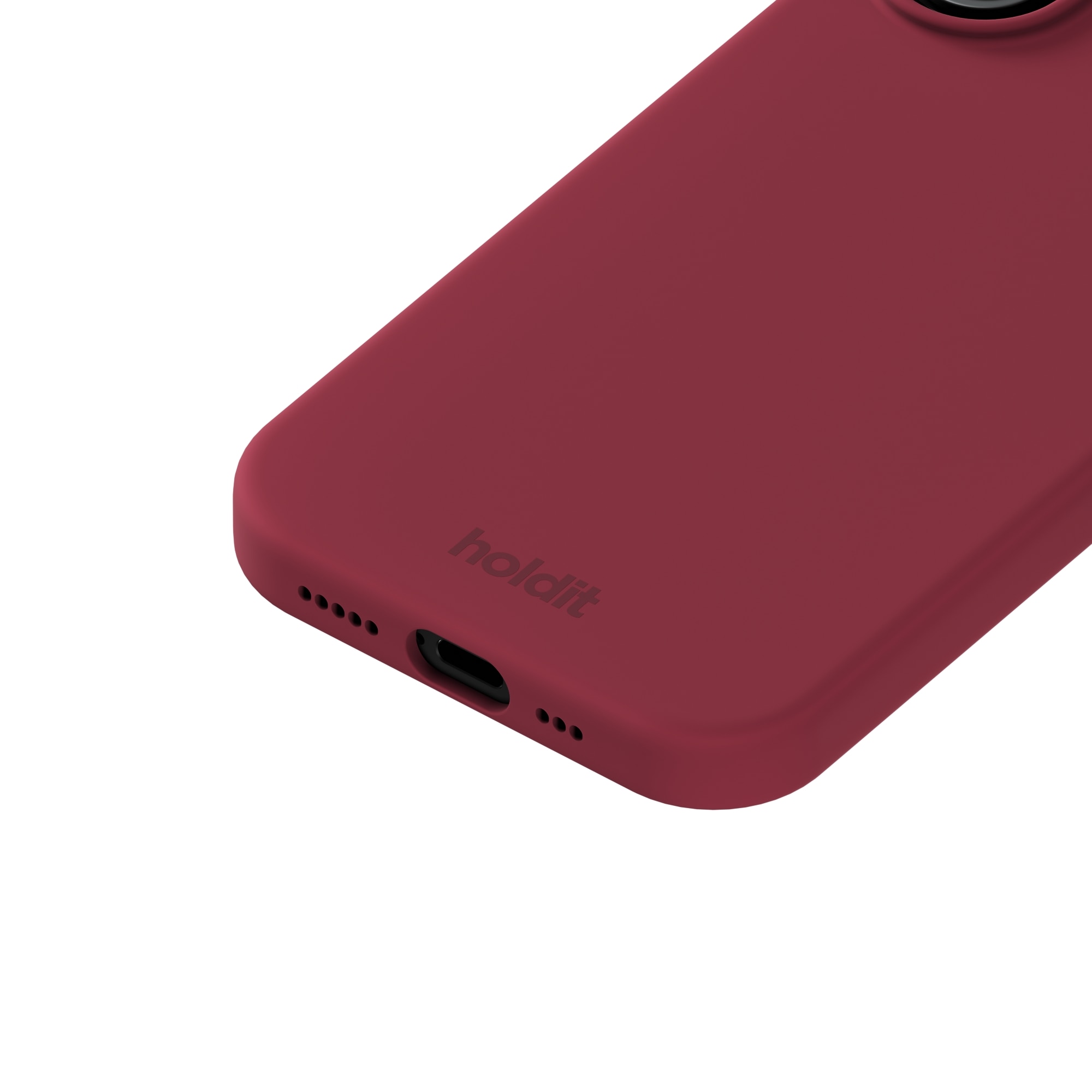 Cover in silicone per iPhone 17 Red Velvet