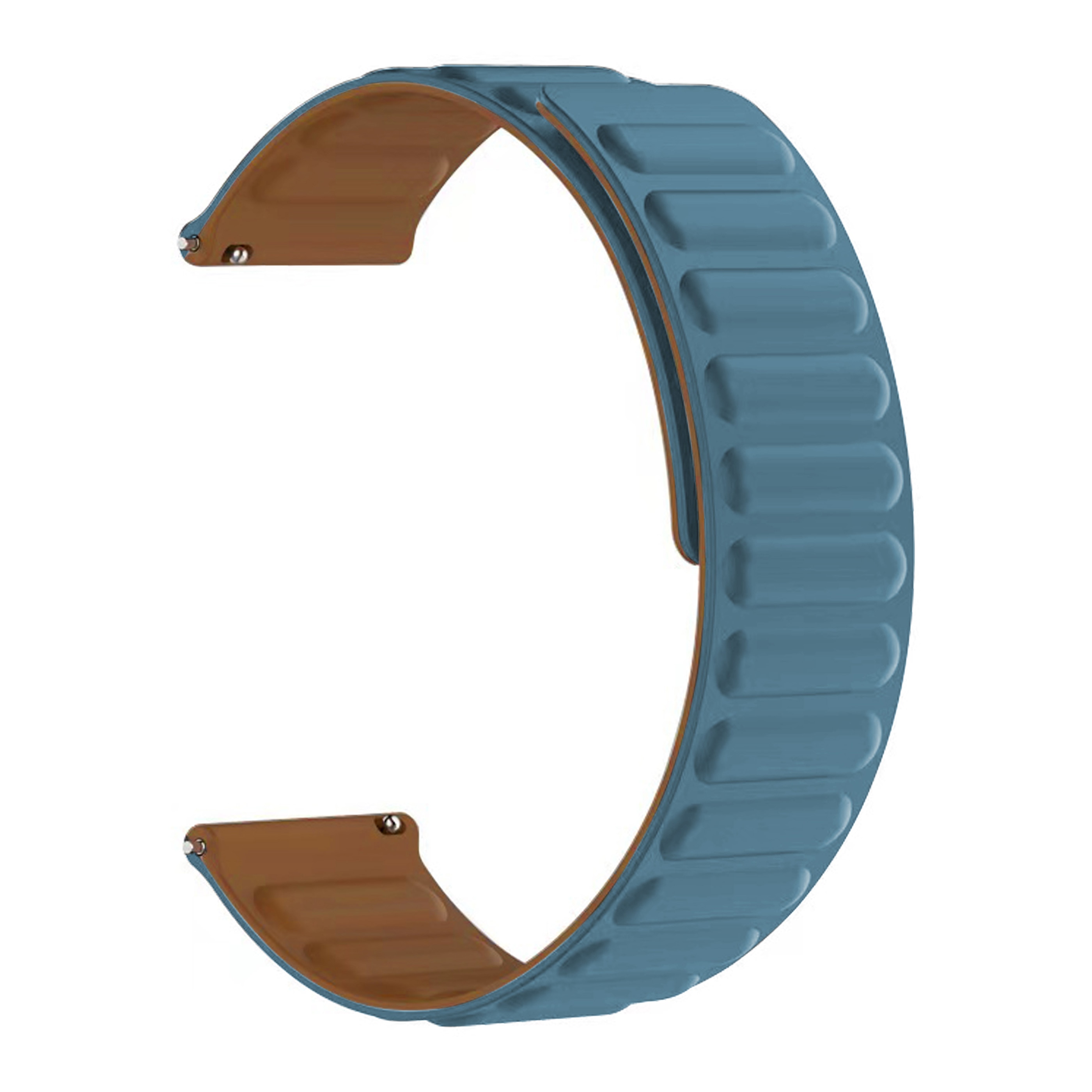 Cinturino magnetico in silicone Universal 22mm blu