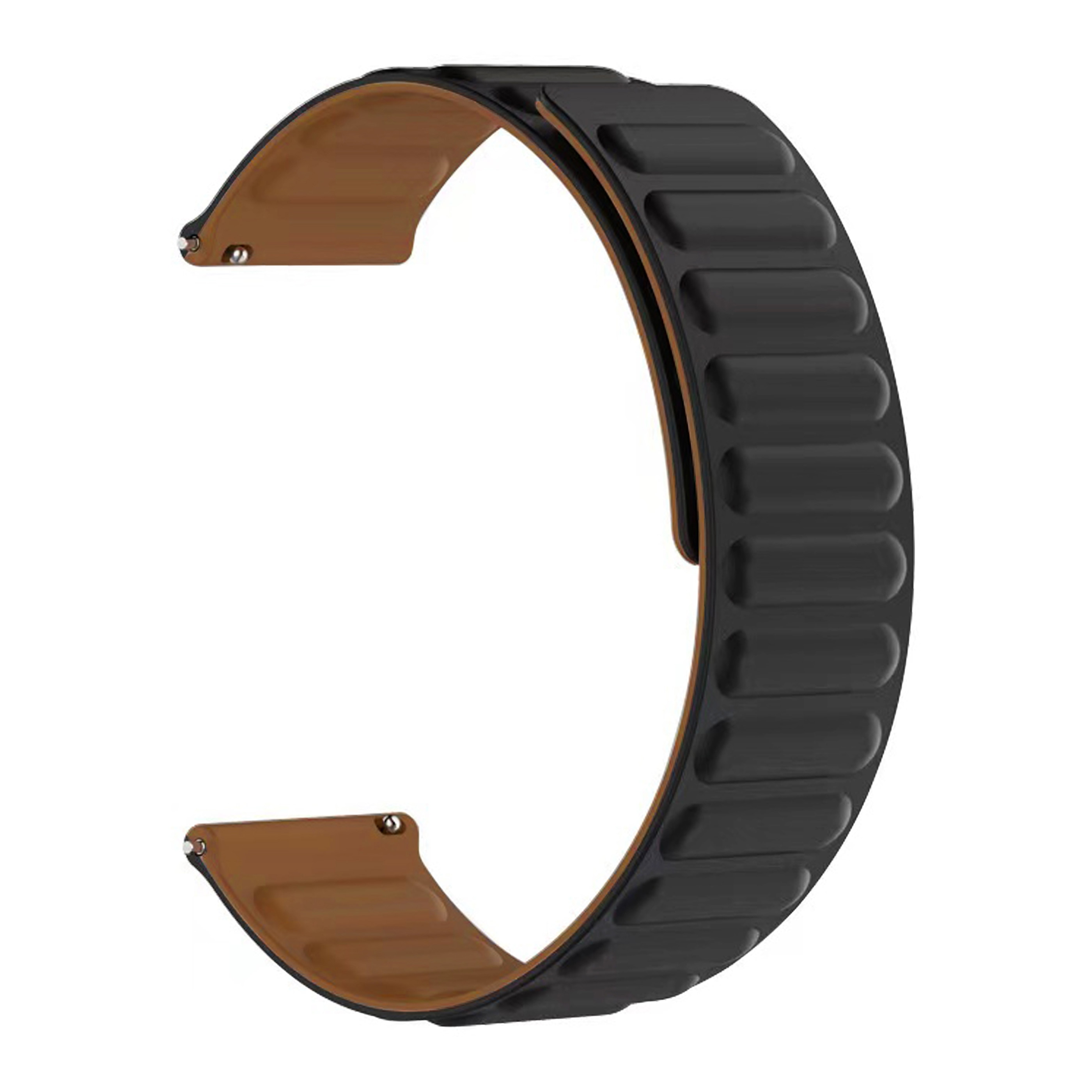 Cinturino magnetico in silicone Withings ScanWatch 2 42mm nero