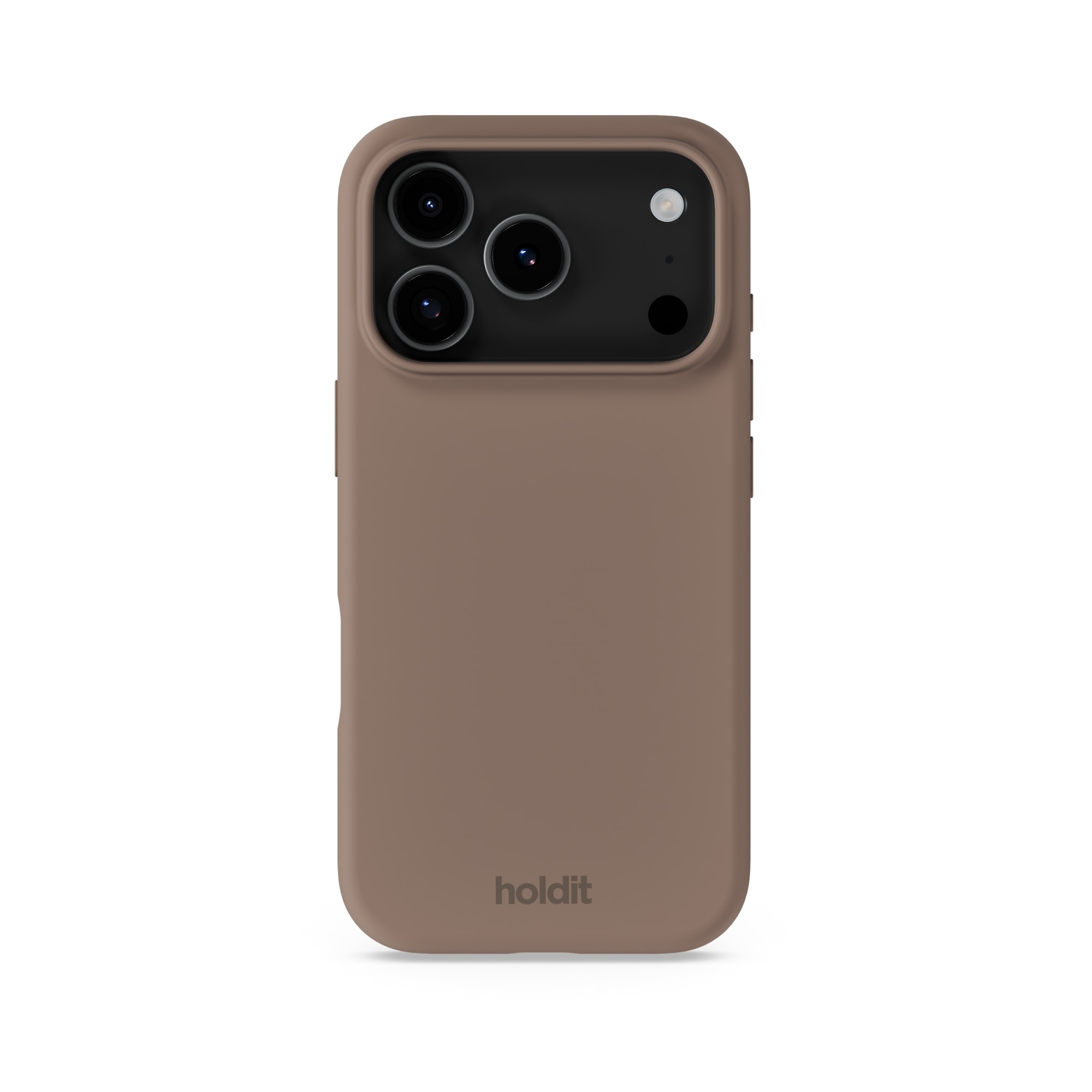Cover in silicone per iPhone 17 Pro Mocha Brown