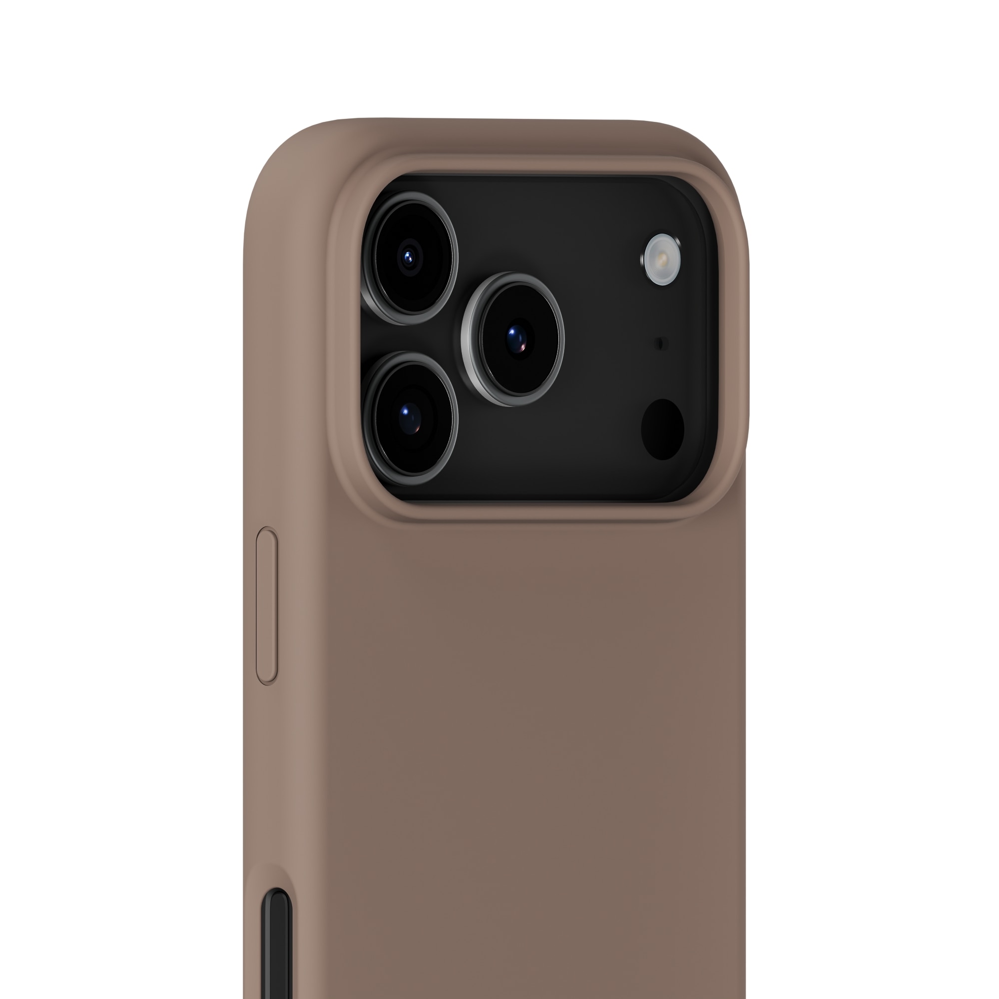 Cover in silicone per iPhone 17 Pro Mocha Brown
