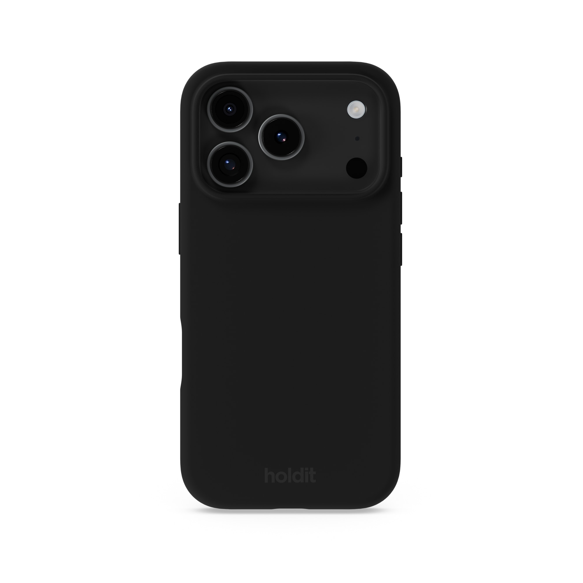 Cover in silicone per iPhone 17 Pro Max Black