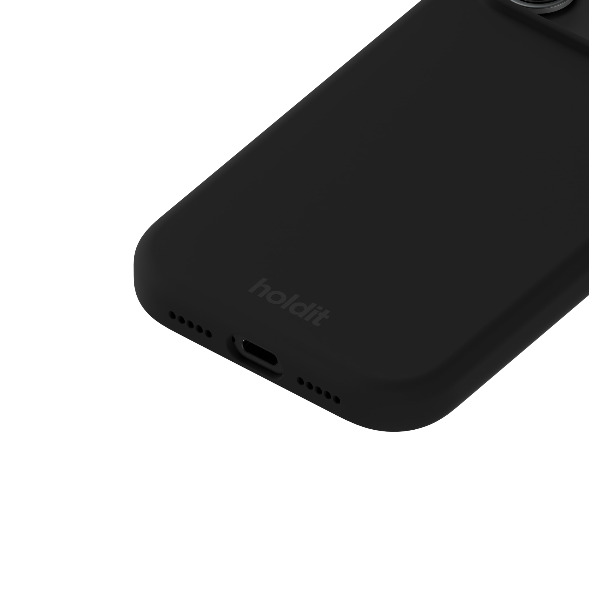 Cover in silicone per iPhone 17 Pro Max Black
