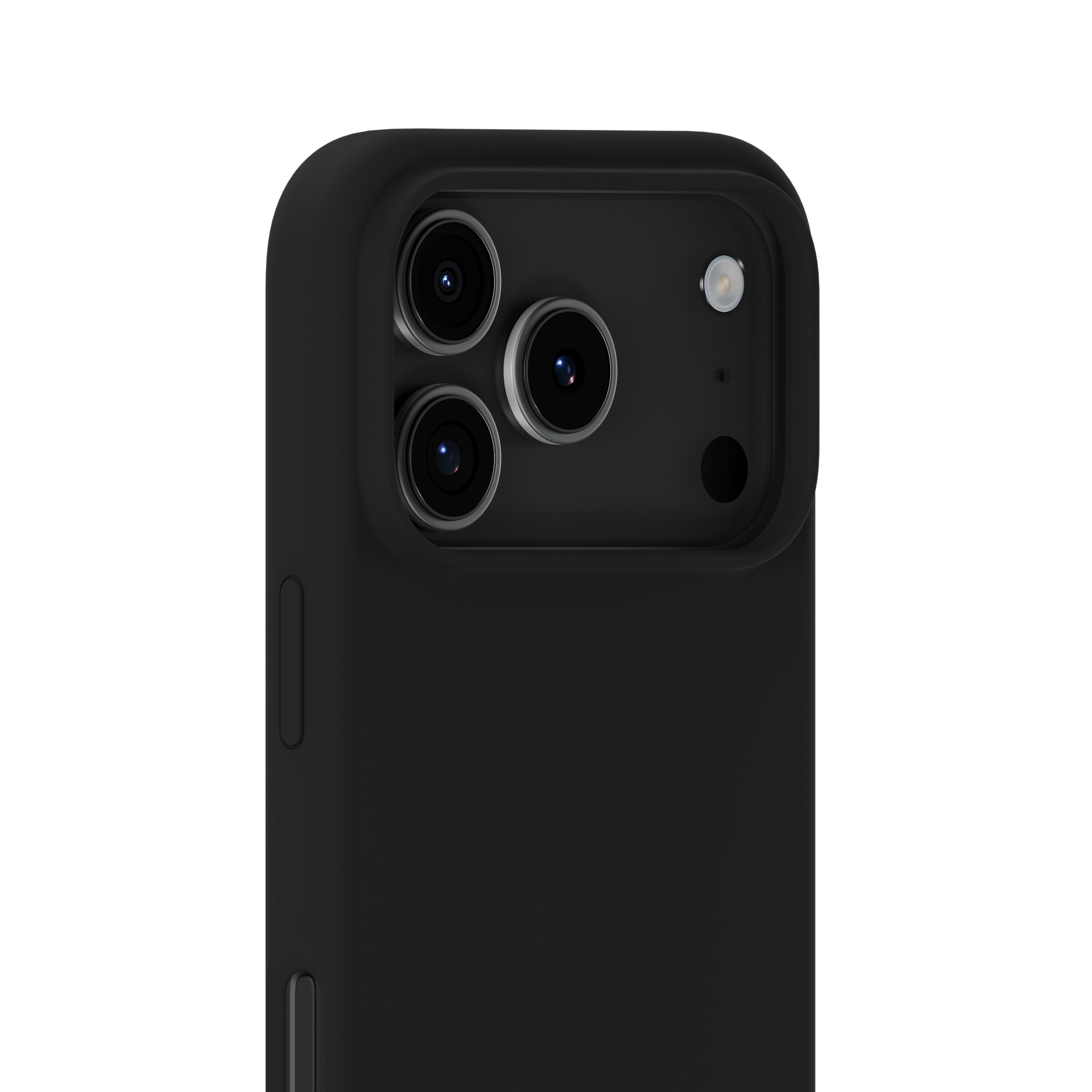 Cover in silicone per iPhone 17 Pro Max Black