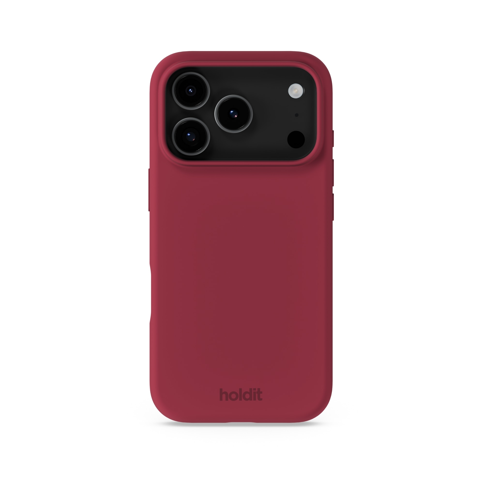 Cover in silicone per iPhone 17 Pro Max Red Velvet