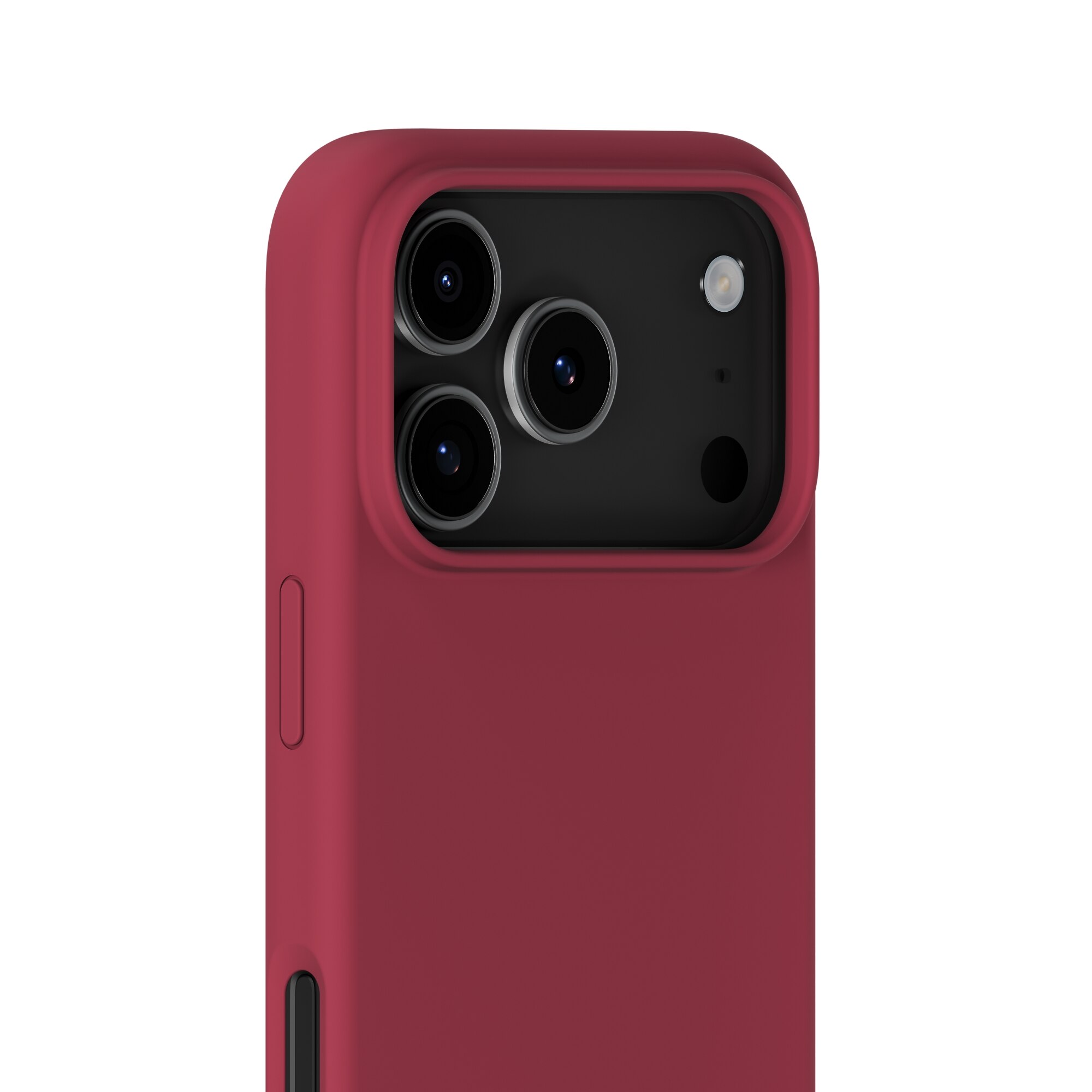 Cover in silicone per iPhone 17 Pro Max Red Velvet