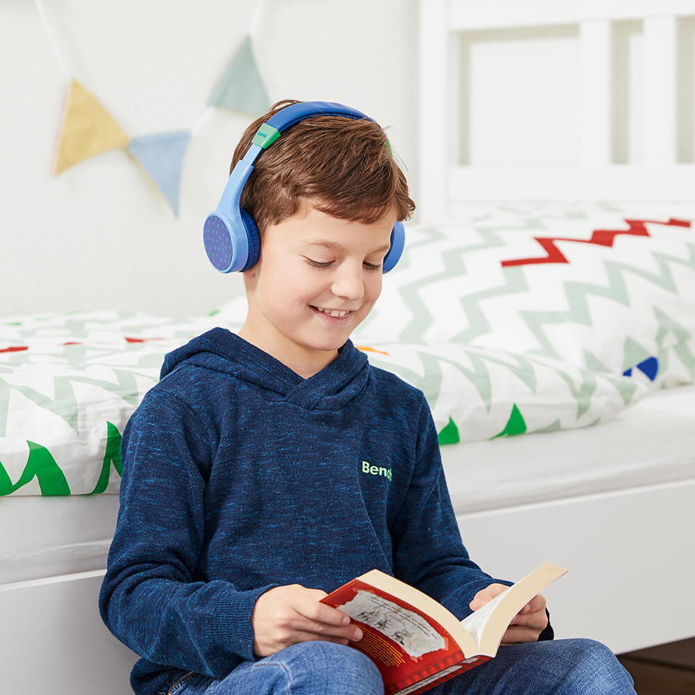 Cuffie wireless Teens Guard On-Ear  per bambini, blu