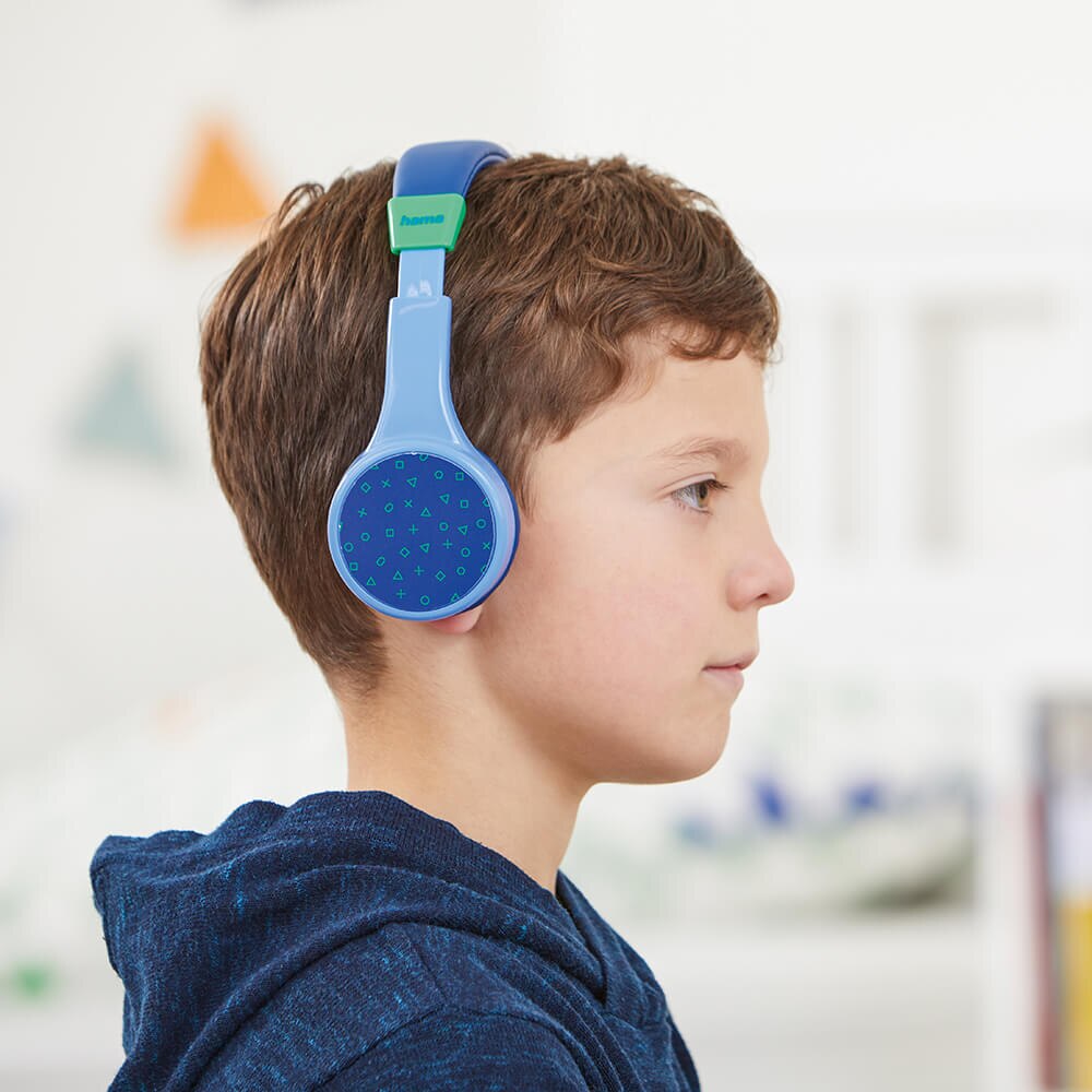 Cuffie wireless Teens Guard On-Ear  per bambini, blu