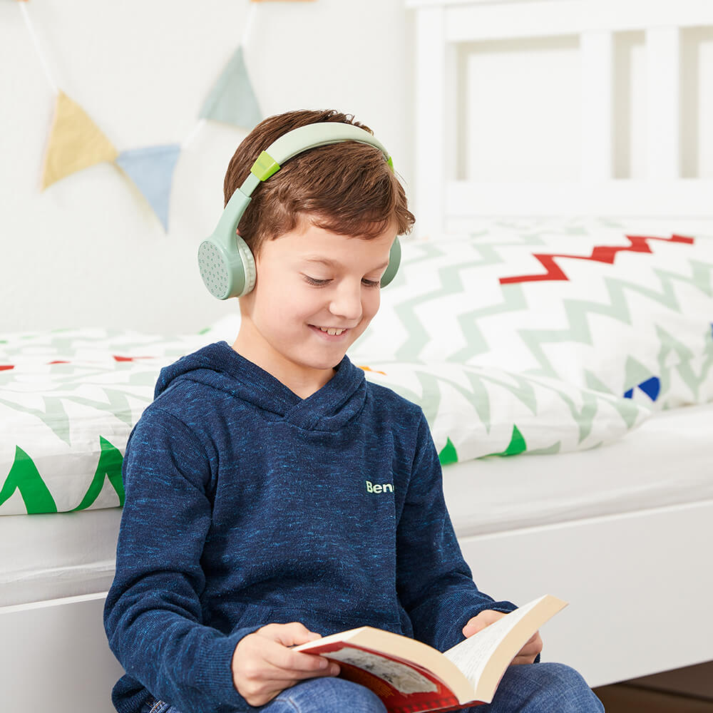 Teens Guard On-Ear Wireless Cuffie per bambini, verde