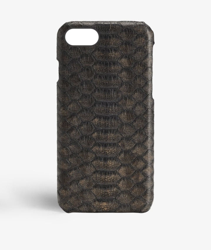Cover iPhone 7 Real Python Black/Bronze