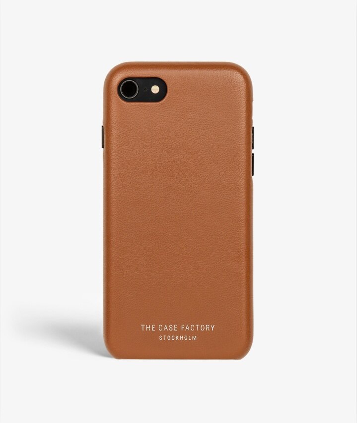 S.C iPhone 8 Wrapped Egdes Nappa Cognac