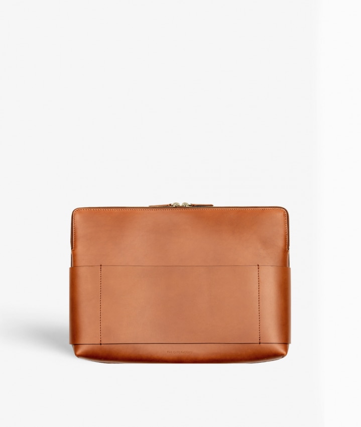 Borsa per laptop 15" Snake Vegetable Tanned Marrone