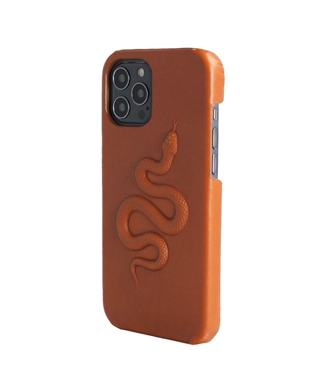Cover iPhone 12/iPhone 12 Pro Snake  Marrone