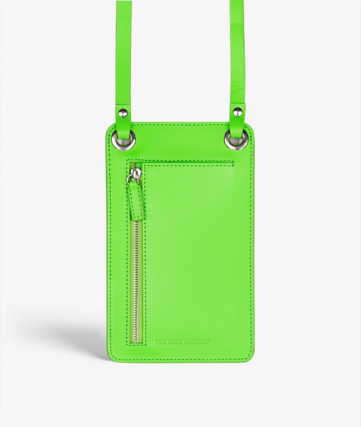 Smart Crossbody Borsa Vegetable Tanned Smiley Verde