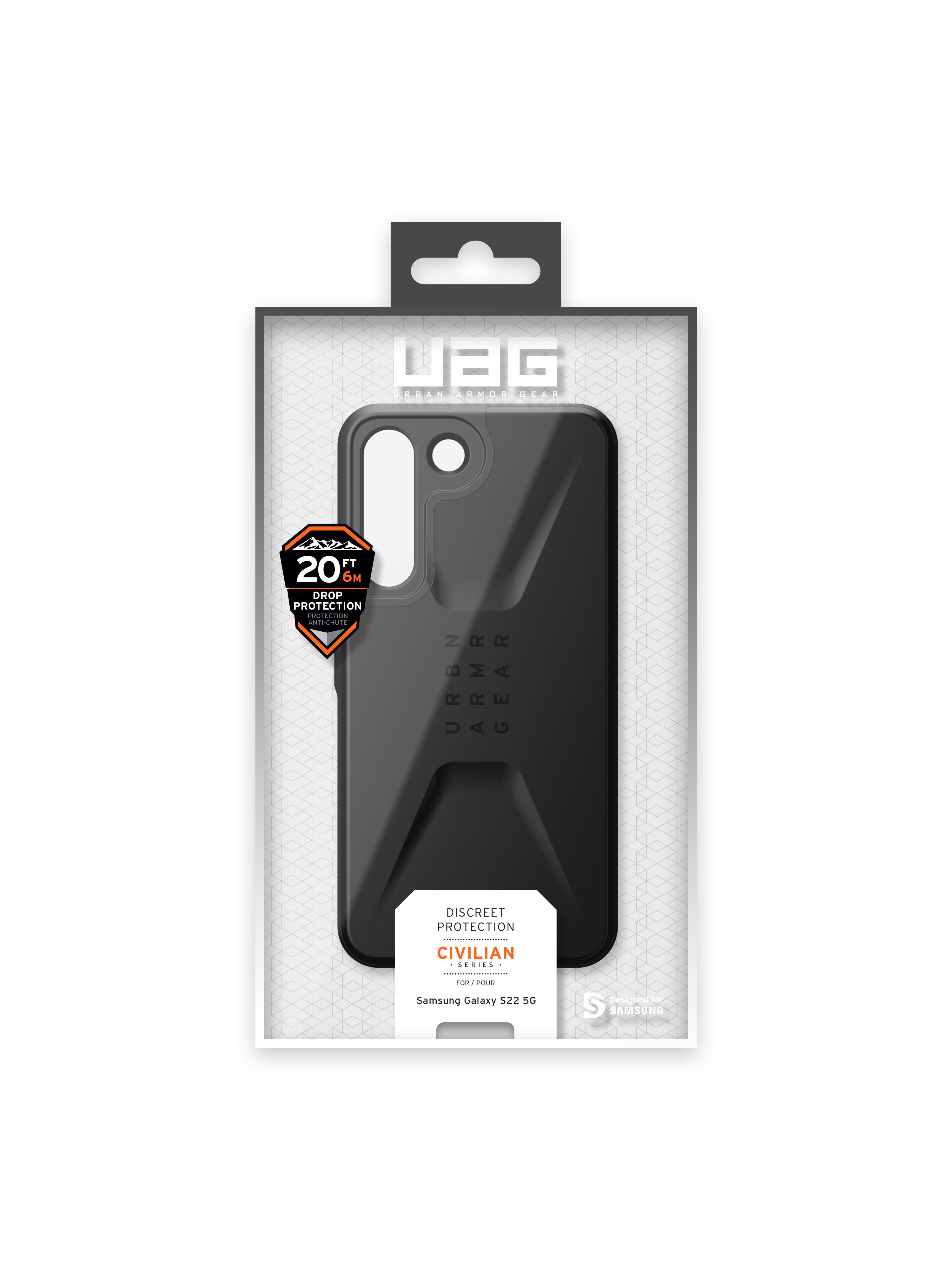 Cover Civilian Series Samsung Galaxy S22 Black