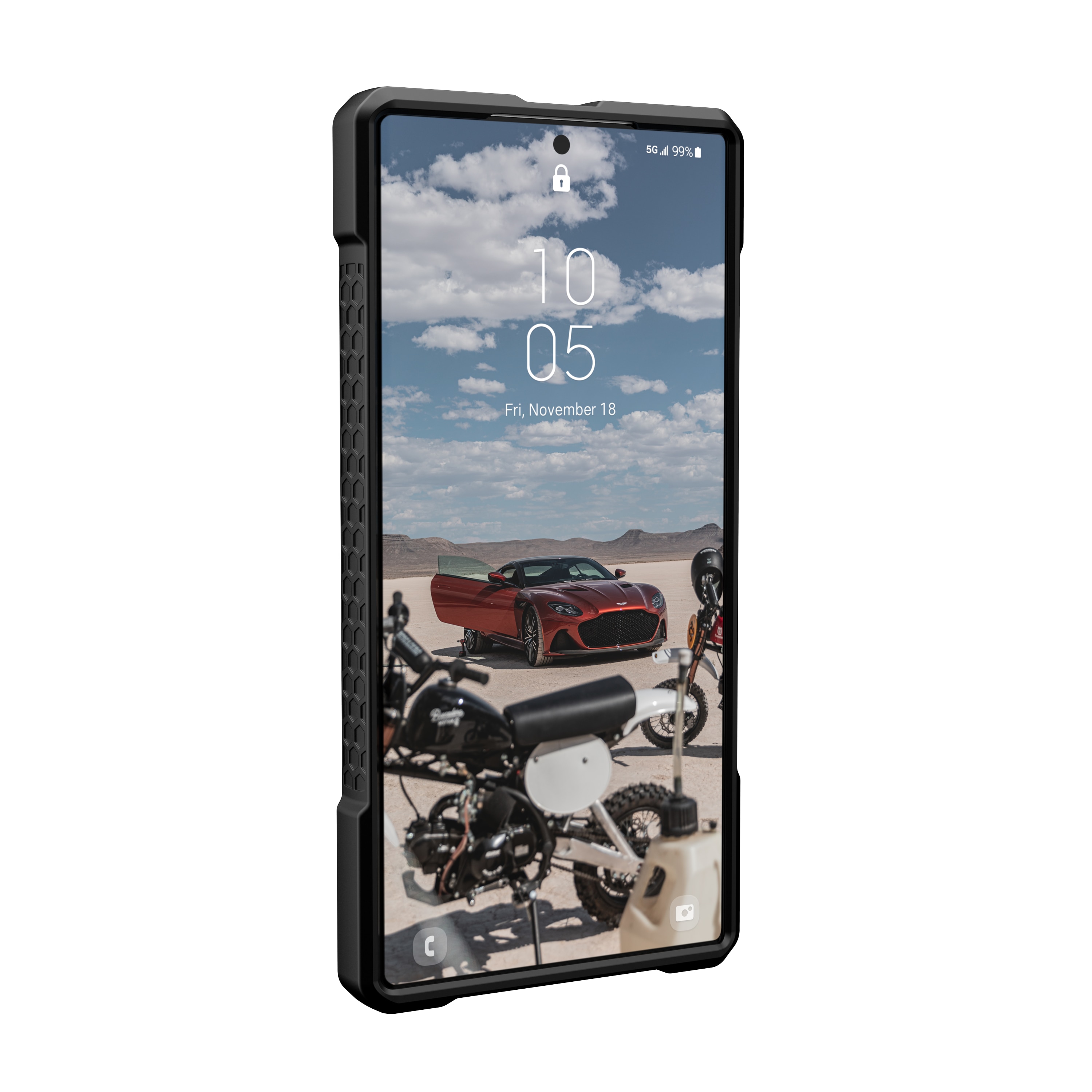 Cover Monarch Kevlar Pro Magnet Galaxy S23 Ultra nero