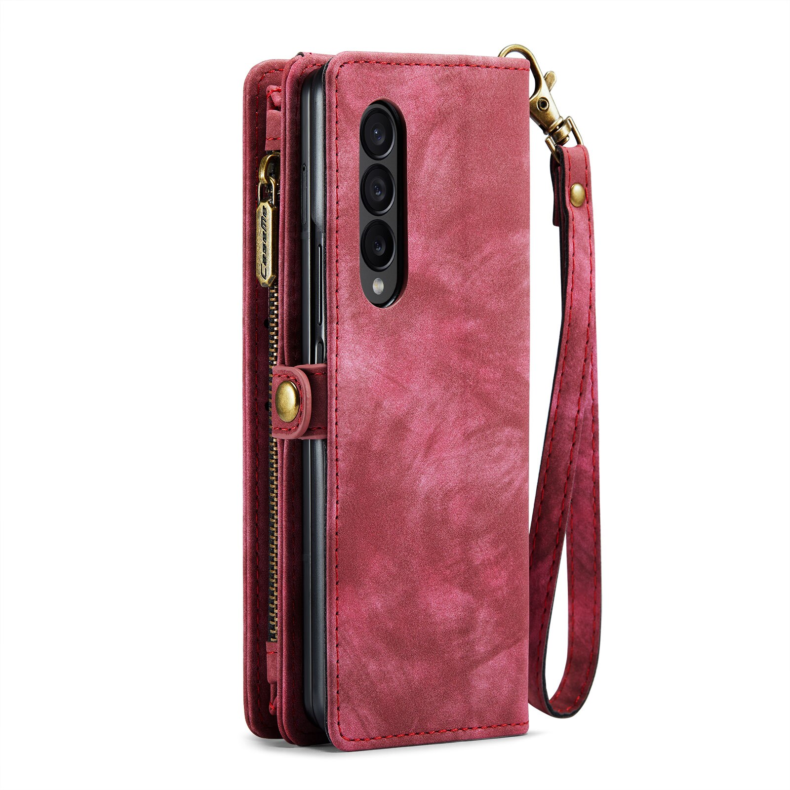 Cover portafoglio Multi-Slot Samsung Galaxy Z Fold 4 Rosso