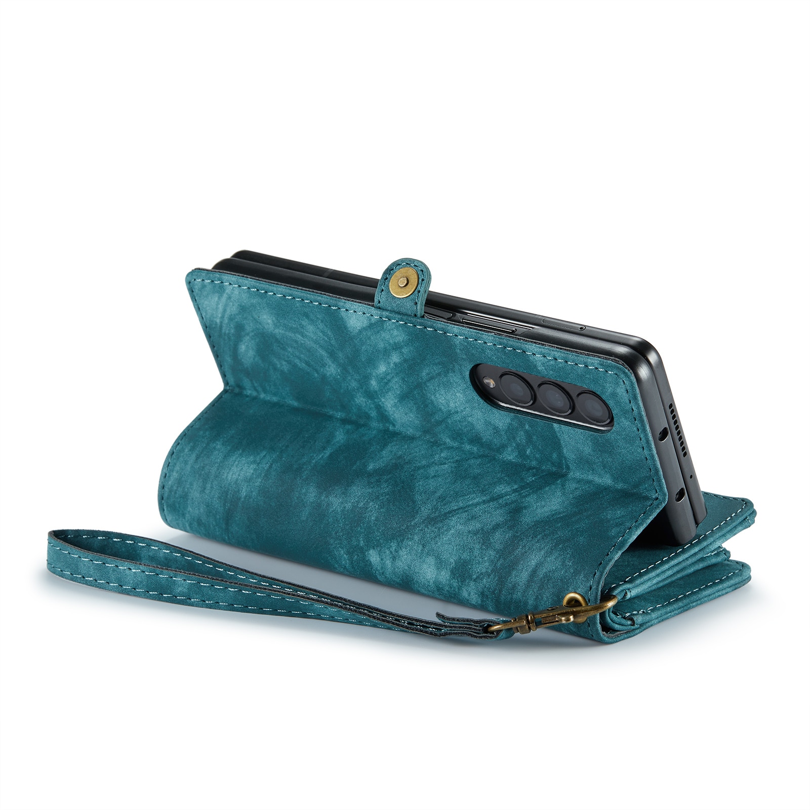 Cover portafoglio Multi-Slot Samsung Galaxy Z Fold 4 Blu