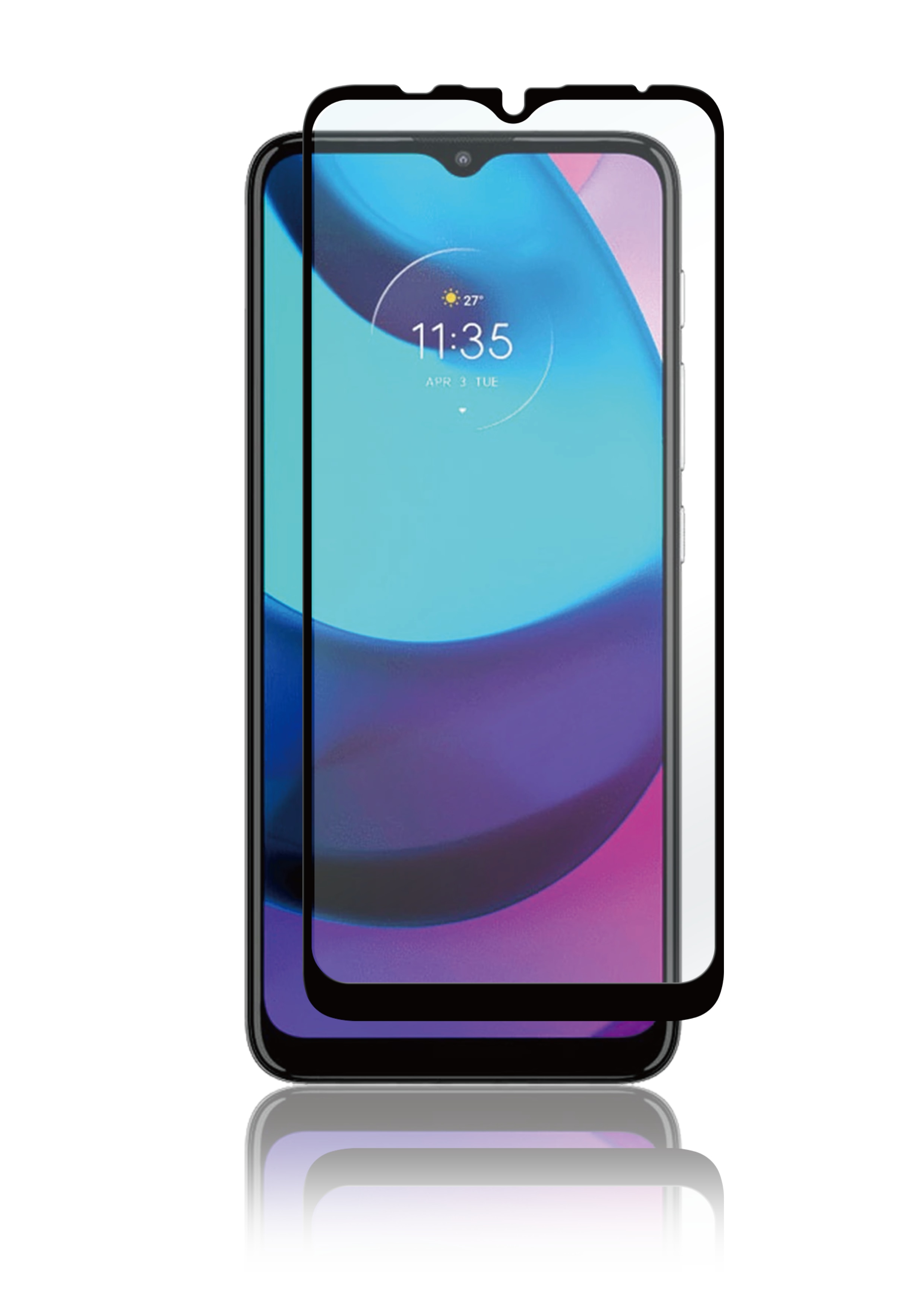 Full-Fit Glass Motorola Moto E20 Nero