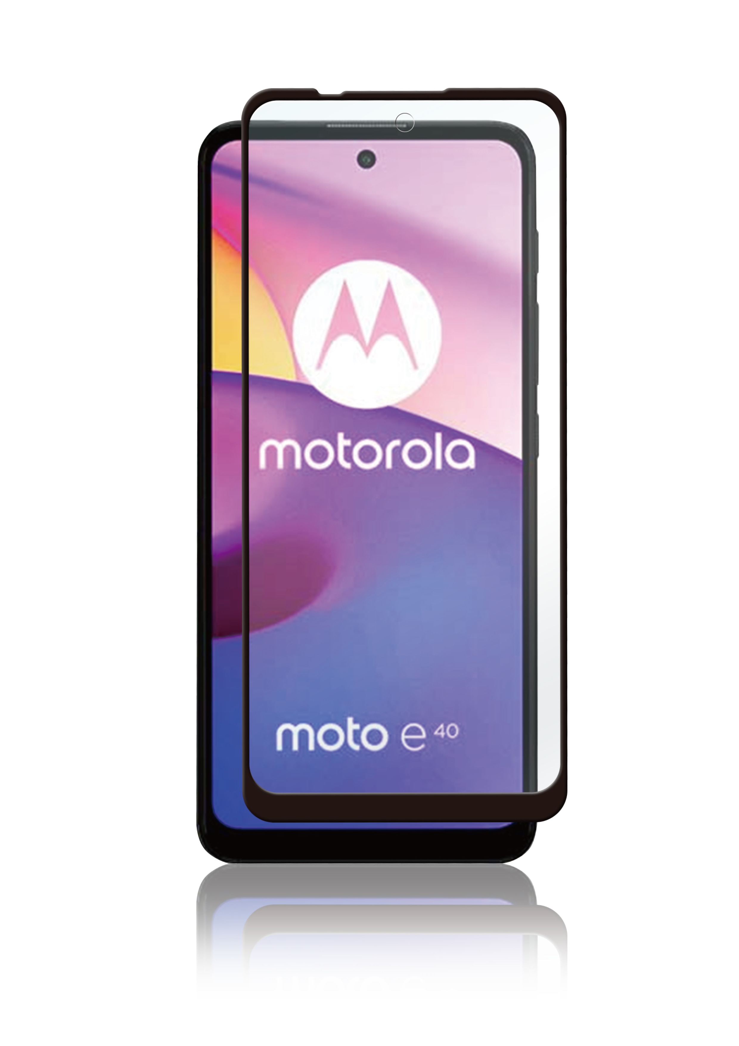 Full-Fit Glass Motorola Moto E40 Nero