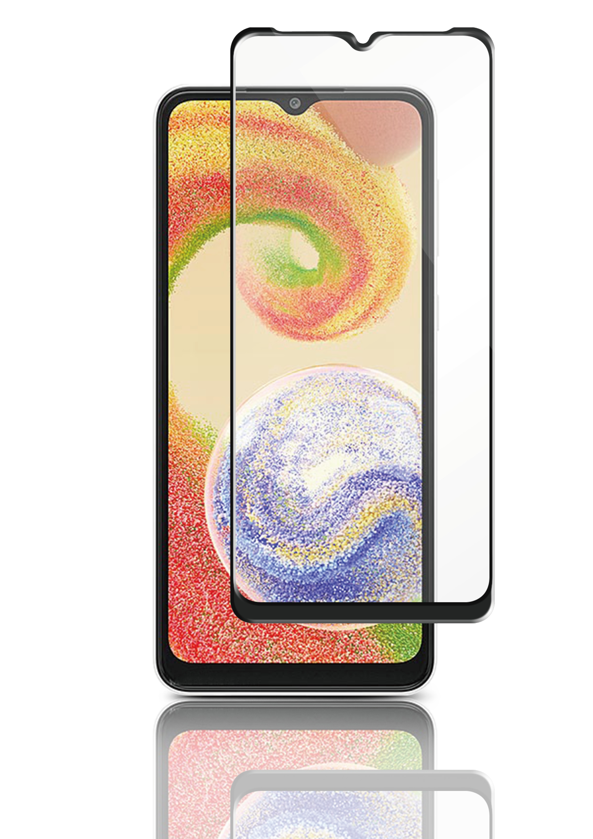 Full-Fit Glass Samsung Galaxy A04 Nero