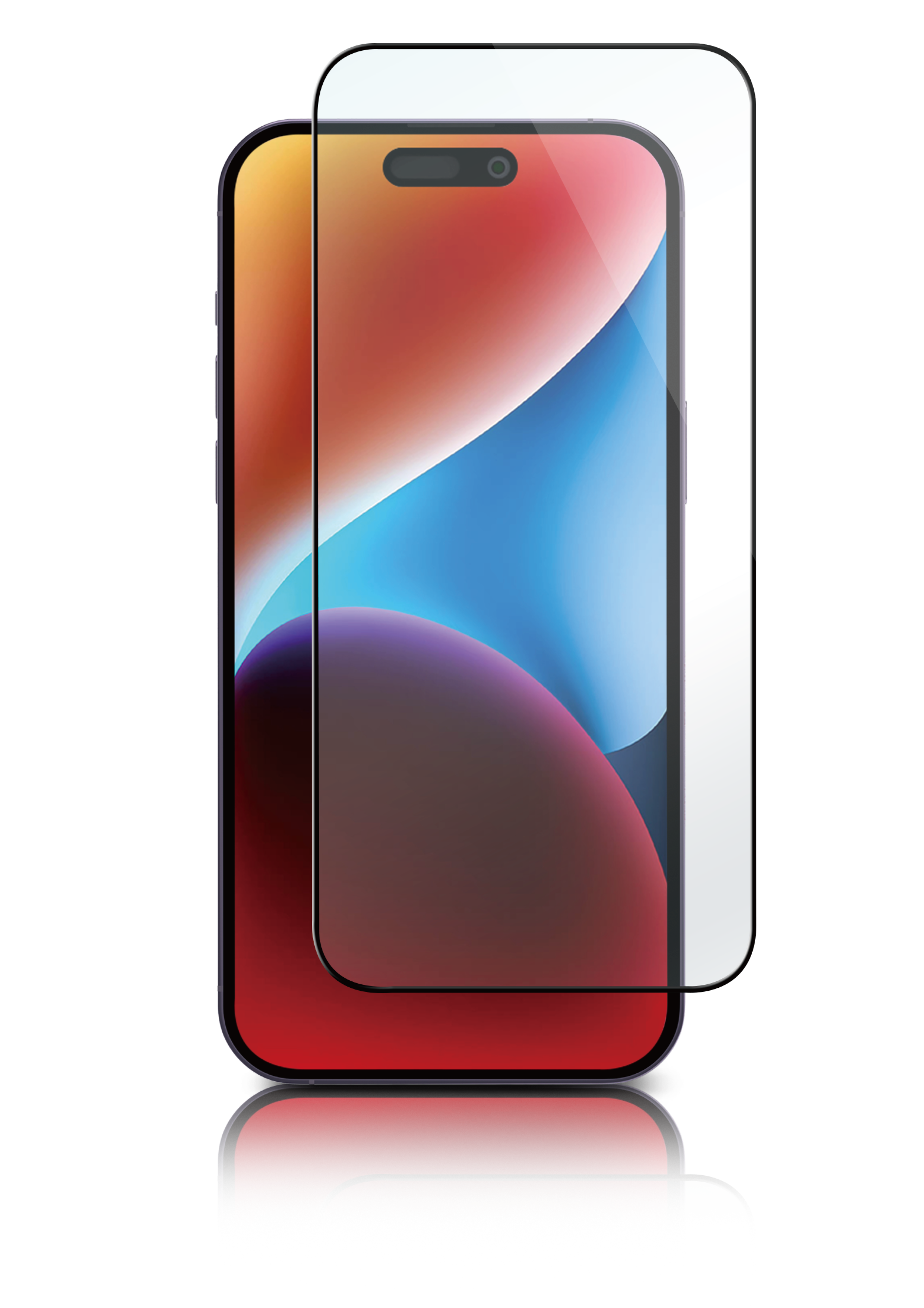 Full-Fit Glass iPhone 15 Nero