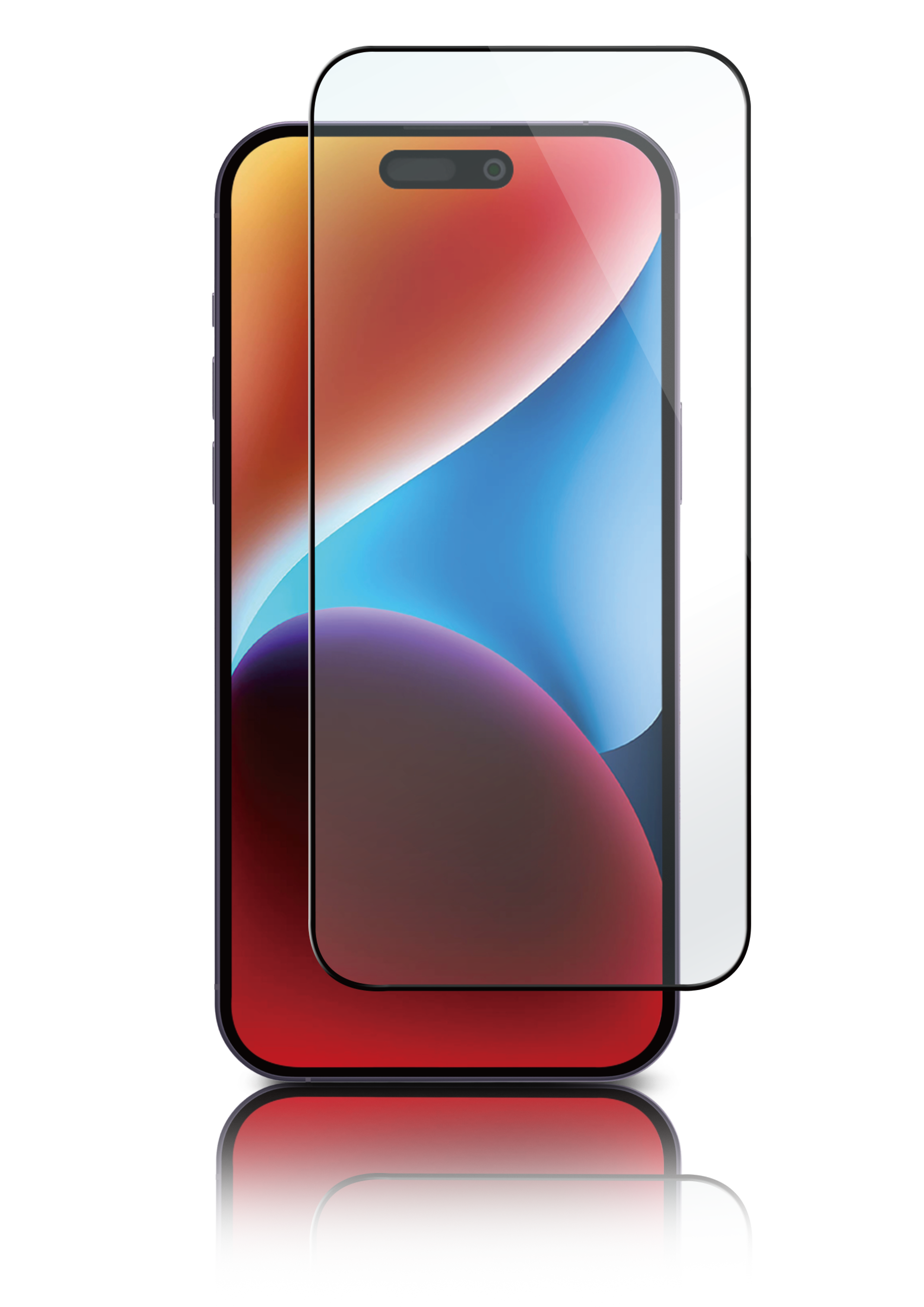Full-Fit Glass iPhone 15 Pro Nero