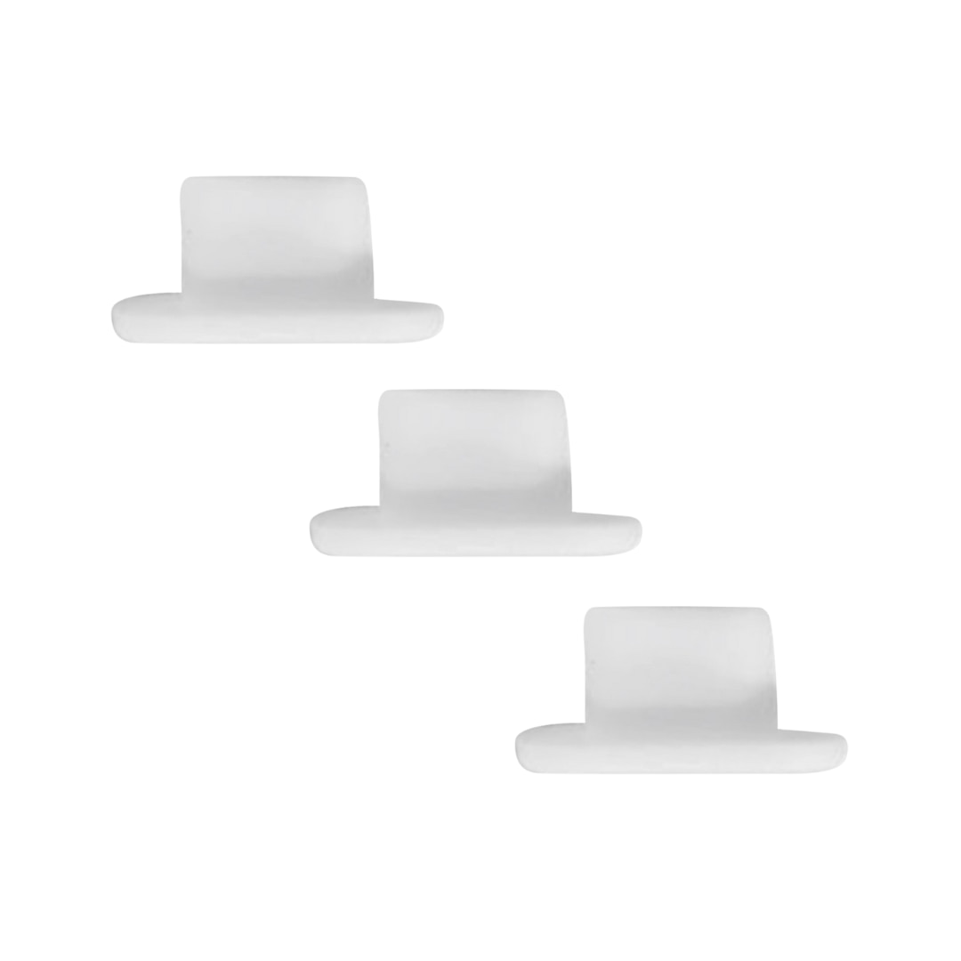 Tappo Antipolvere iPhone/AirPods Lightning (3 pezzi), bianco