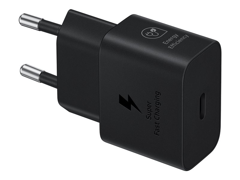 Caricabatterie Fast Charge 25W USB-C PD Nero